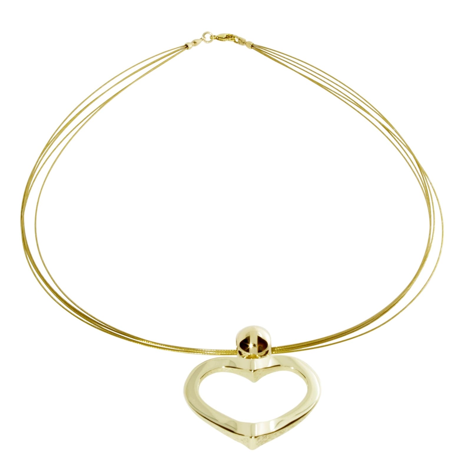 OSTSEE-SCHMUCK Collier »- Herz - Gold 333/000 - ohne Stein«