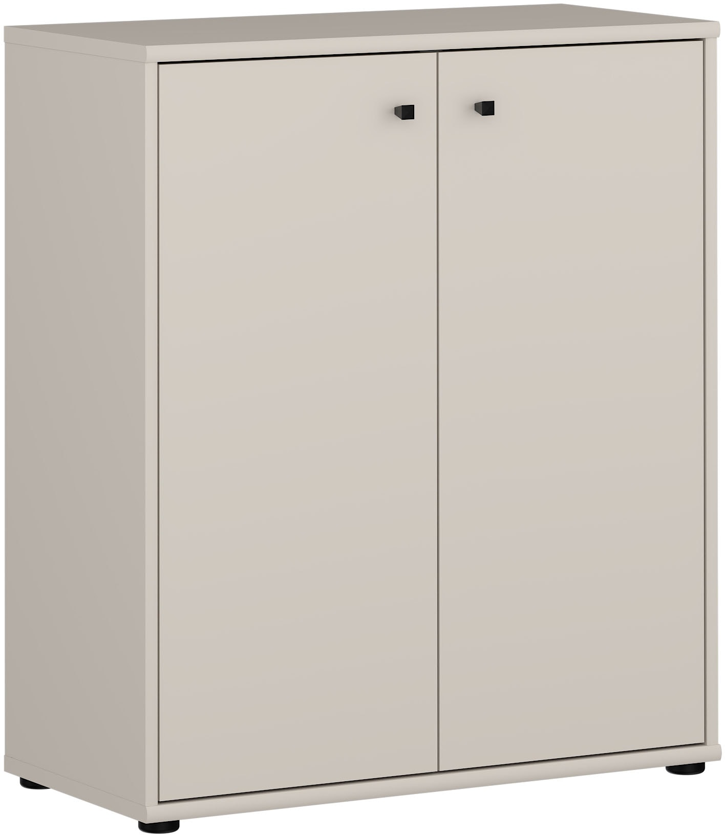 FORTE Kommode »Tempra, Kommode, 2 große Türen , Höhe 85,5 cm« Breite 73,7 cm