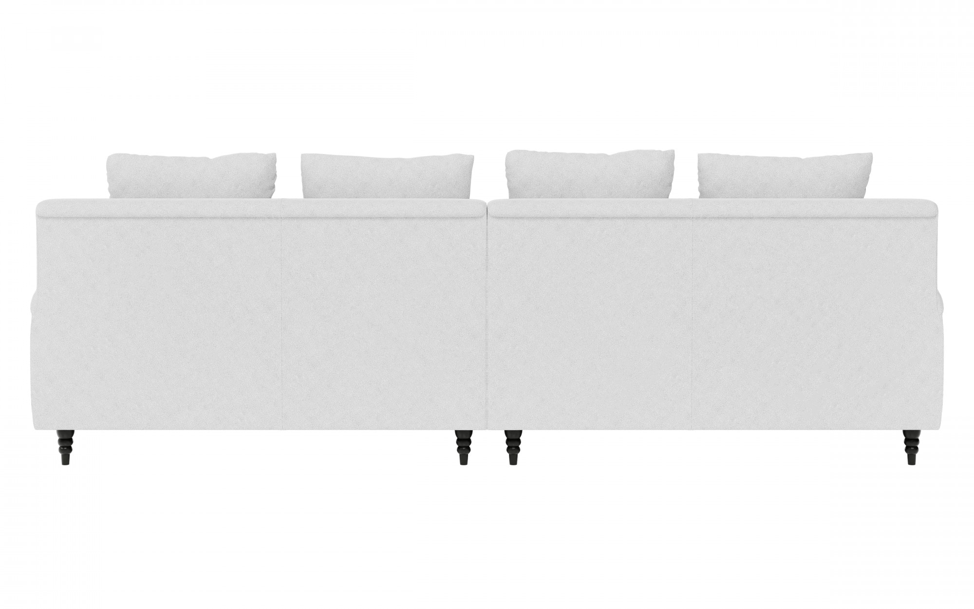 Guido Maria Kretschmer Home&Living Big-Sofa »NORIN«, zwei Fußarten: vorne - Rollen, hinten - Holzfüße