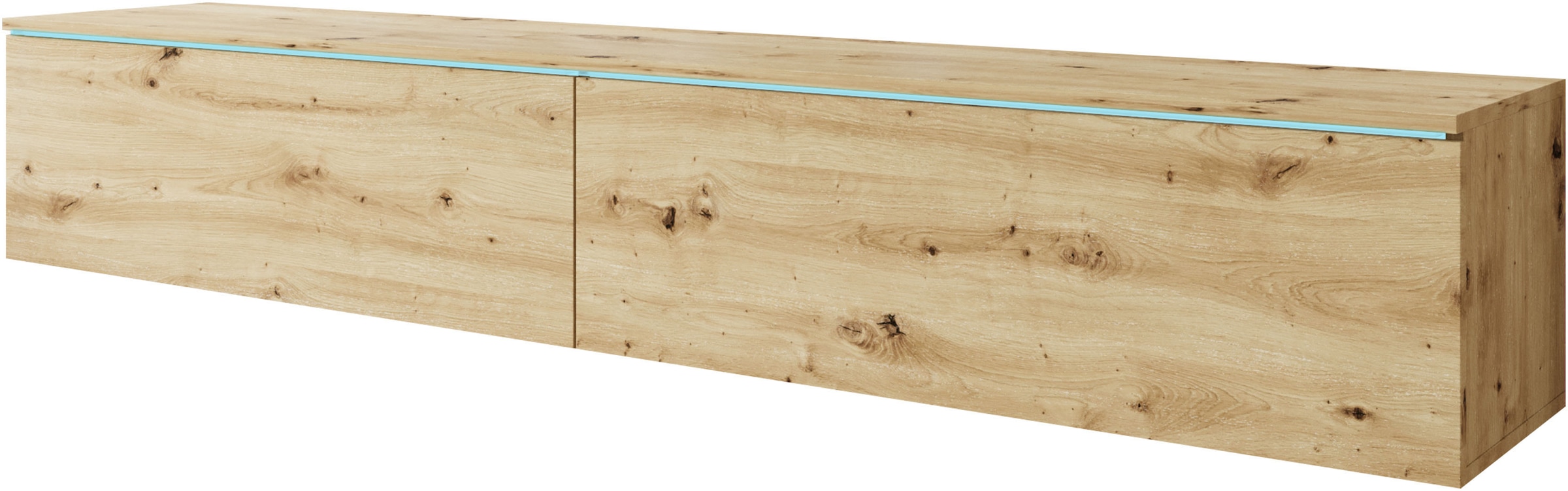 INOSIGN Lowboard »LOWBOARD VERA«, moderne grifflose TV-Board, TV-Schrank 180 cm, stehend und hängend