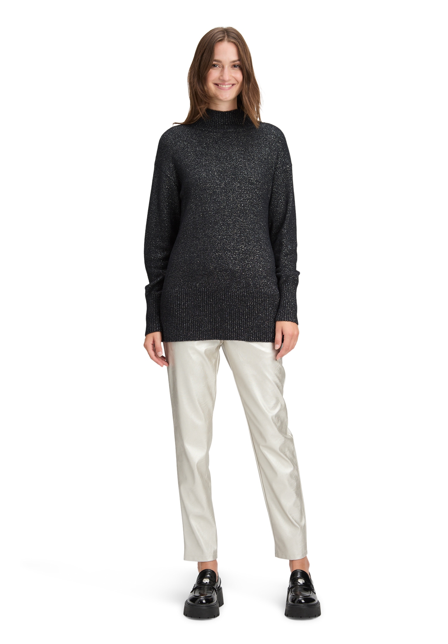 Betty&Co Strickpullover »Strickpullover mit Lurexfaden«