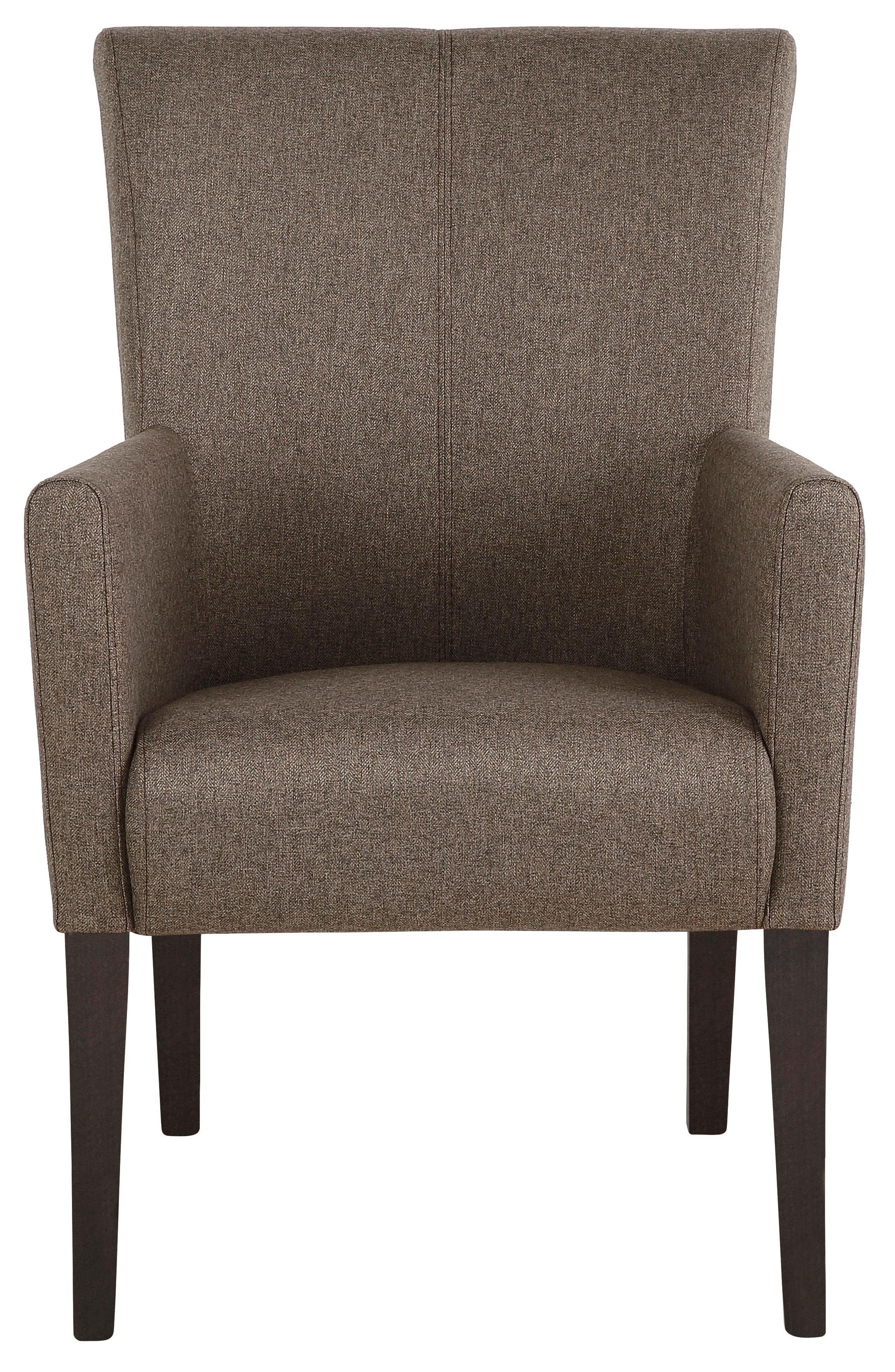 Home affaire Esszimmerstuhl »King« () Polsterstuhl, Armlehnstuhl, Gestell Massivholz