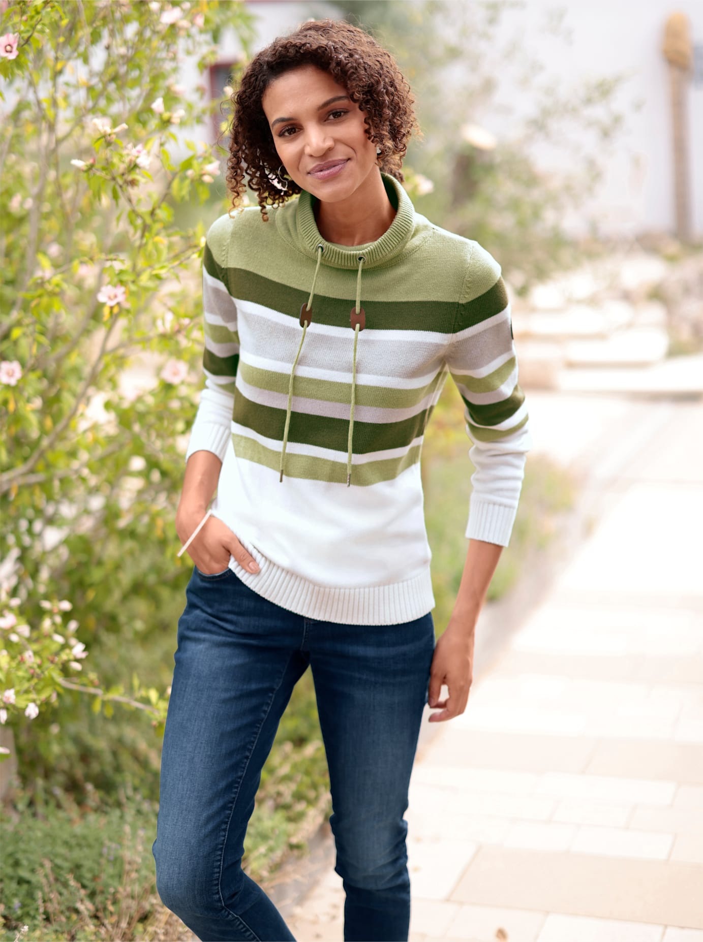 Casual Looks Streifenpullover »Pullover«