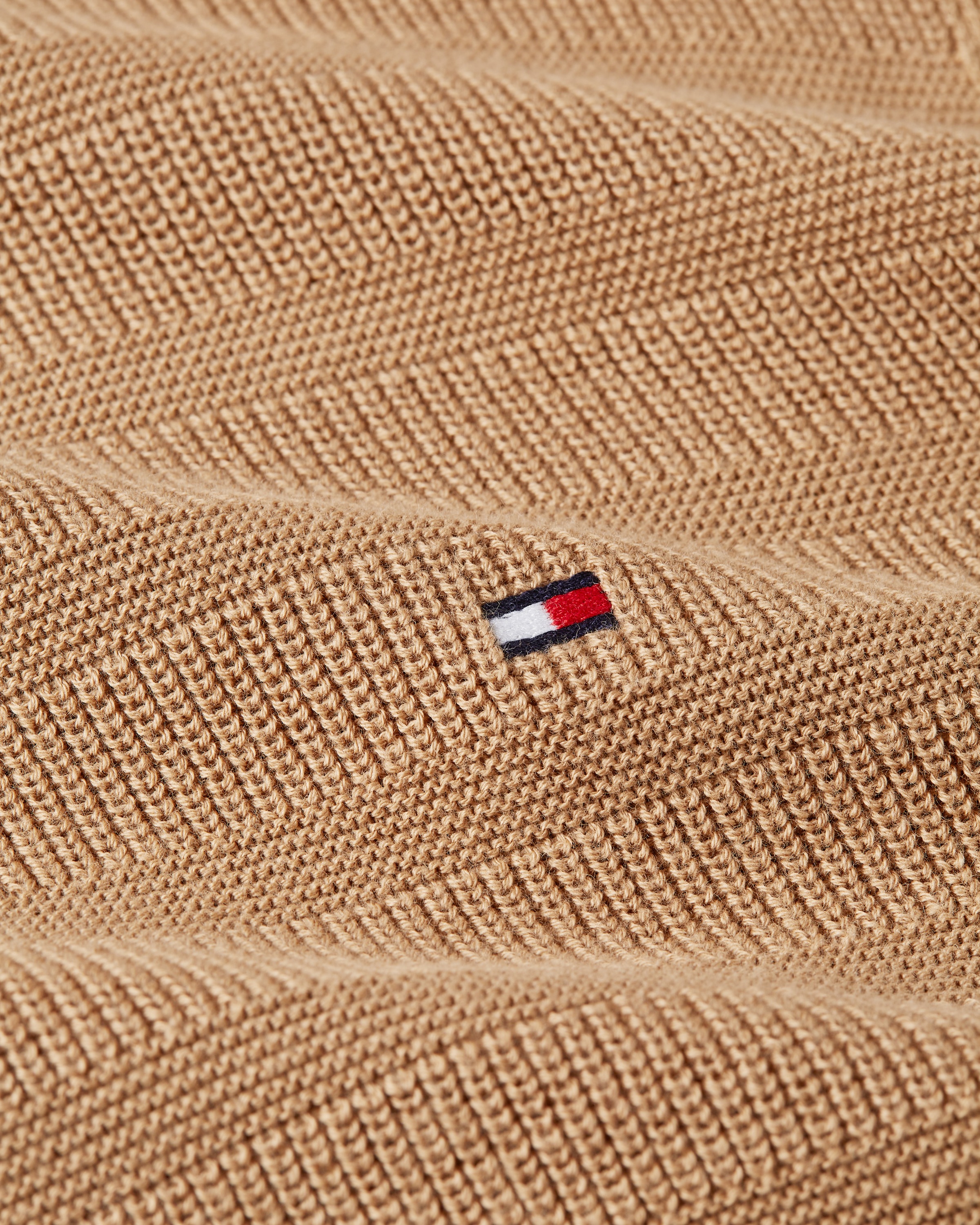 Tommy Hilfiger Rundhalspullover »STRIPE STRUCTURE«, regular fit, leicht überschnittene Schultern