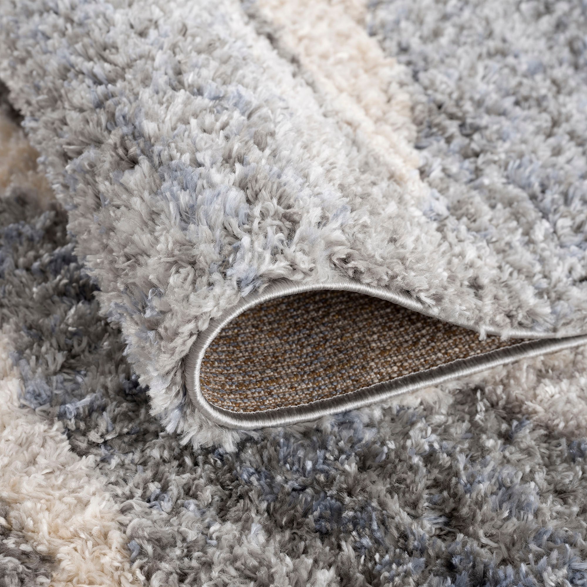 Sanat Hochflor-Teppich »Versay 1505«, rechteckig, 45 mm Höhe, Wohnzimmer, Langflor, Shaggy Teppich