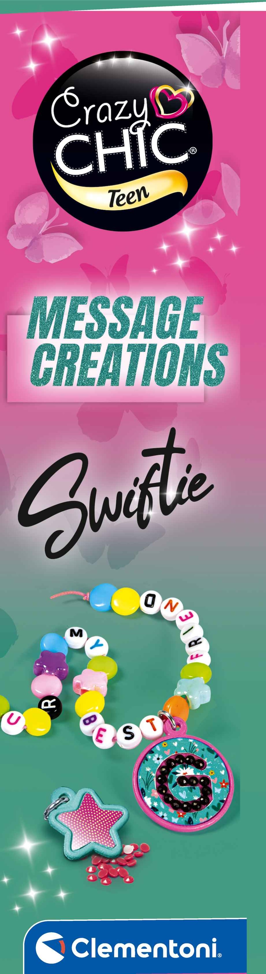 Clementoni® Kreativset »Taylor Swift, Swiftie – Spruch-Armbänder« Made in Europe