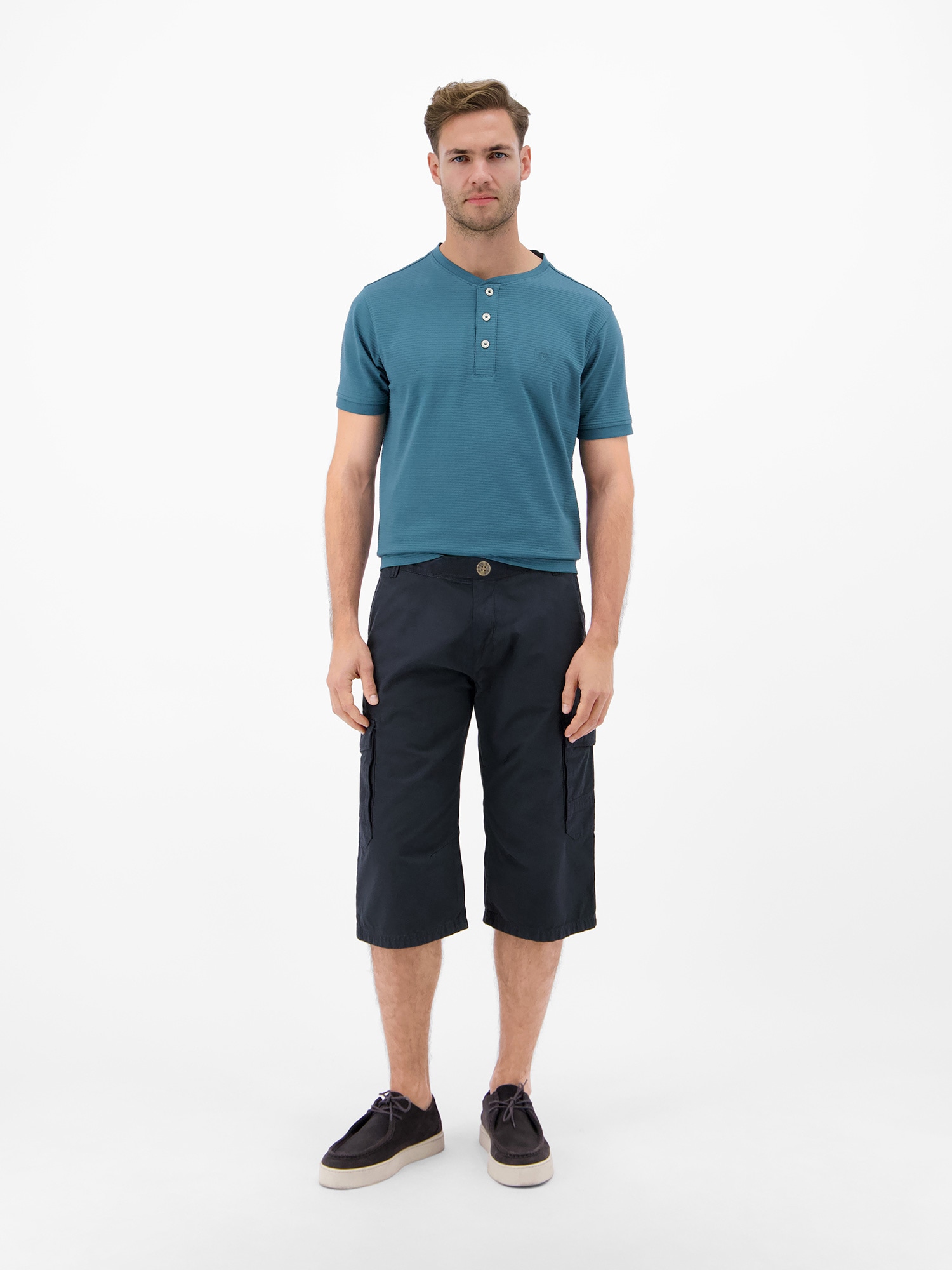 LERROS Cargoshorts »Bermuda mit Cargotaschen, lang geschnitten«