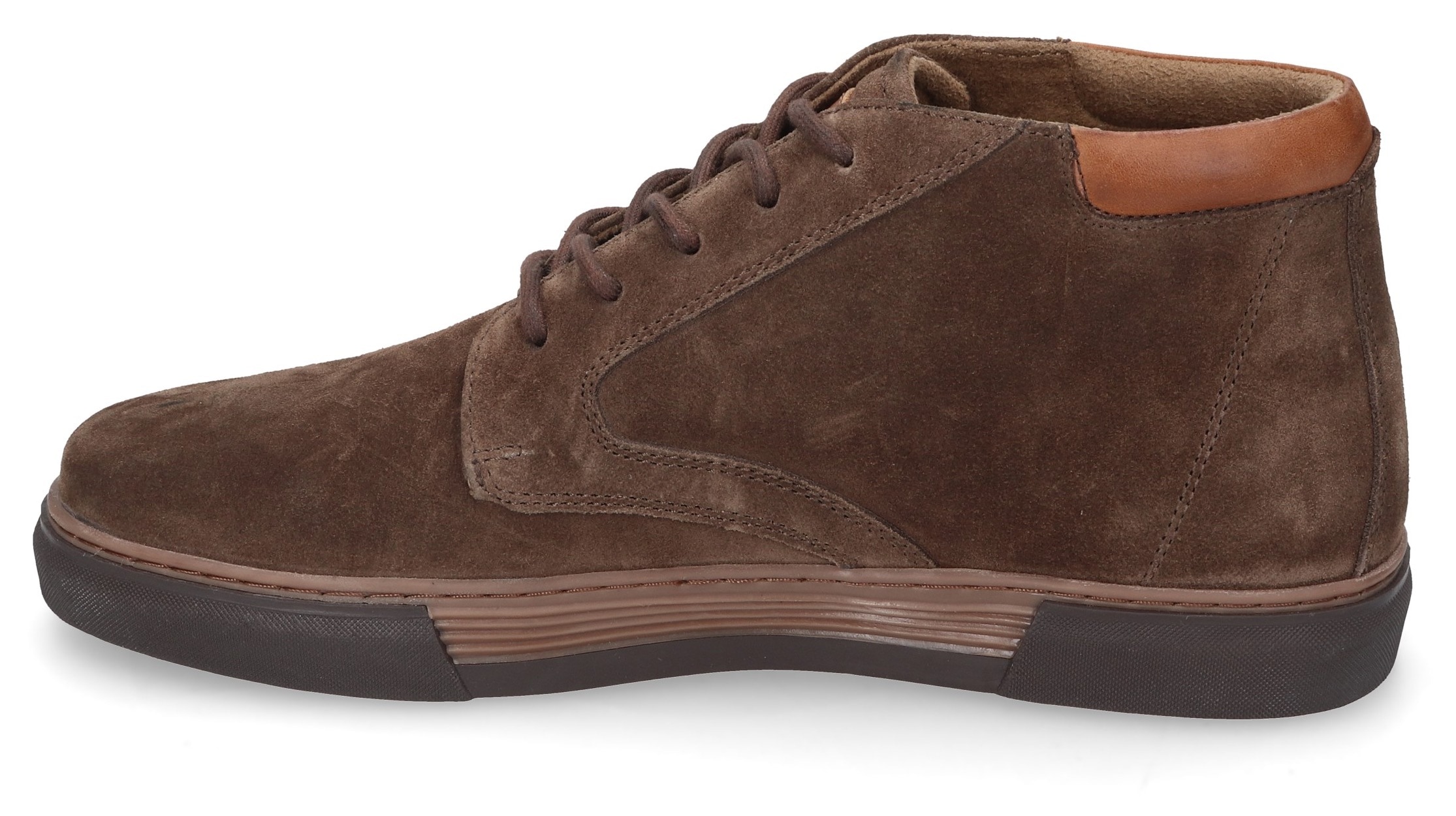 camel active Sneaker, Freiteitschuh, Schnürboots, High Top Sneaker mit durchgehender Sohle