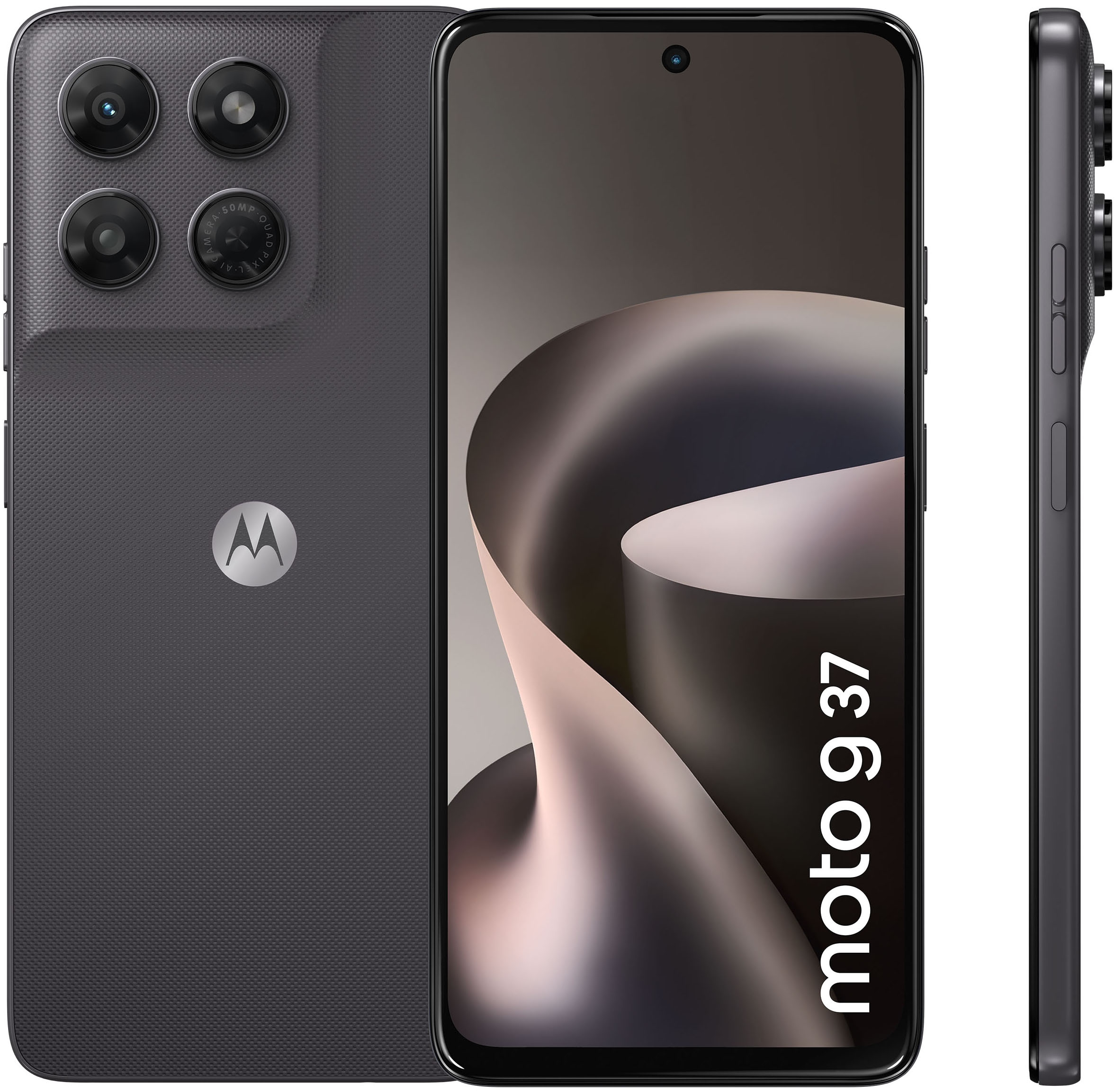 Motorola Smartphone »moto g37 128 GB« PANTONE® Impenetrable