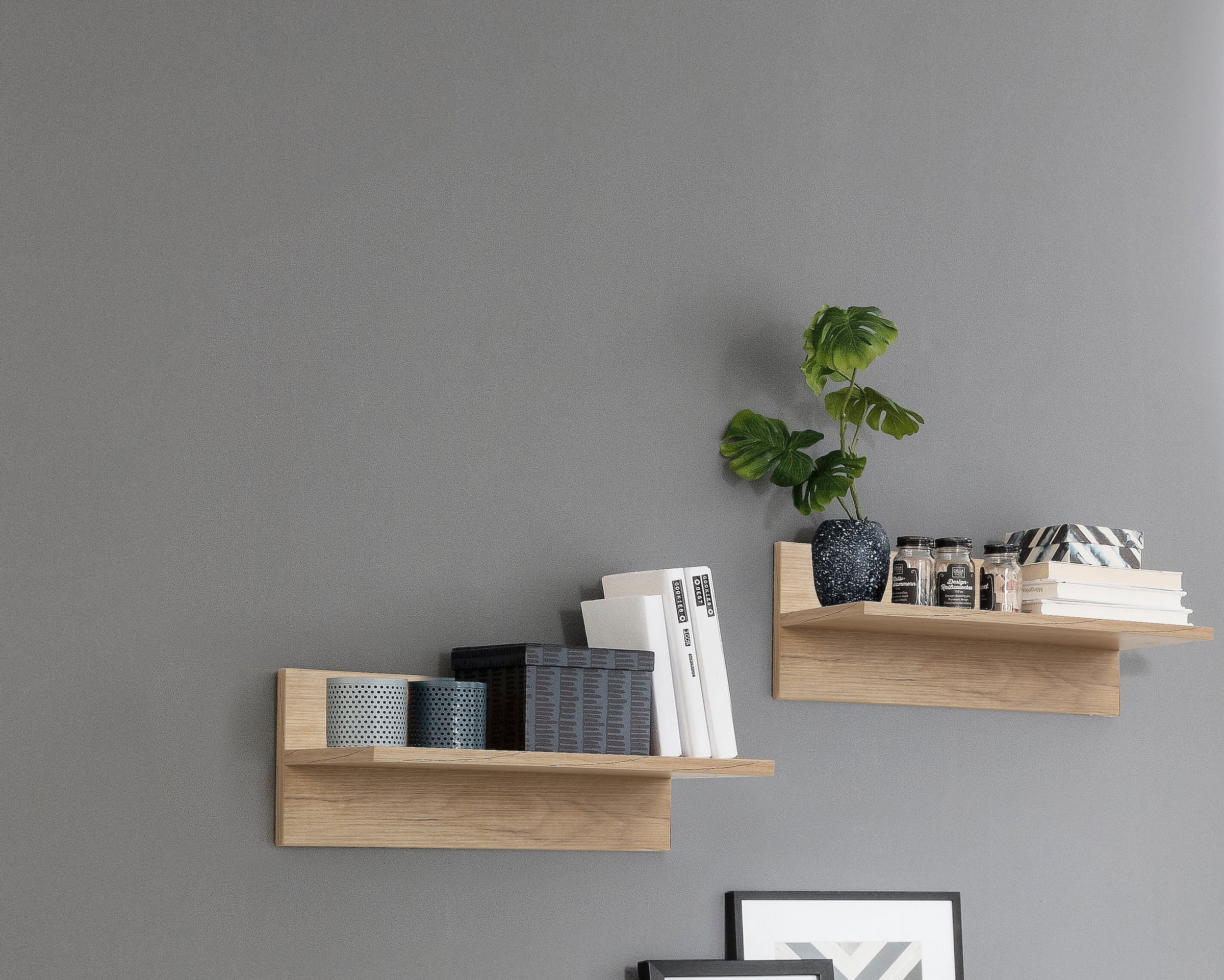 Places of Style Wandregal »Moid«, Wandboard, Breite 50 oder 100 cm