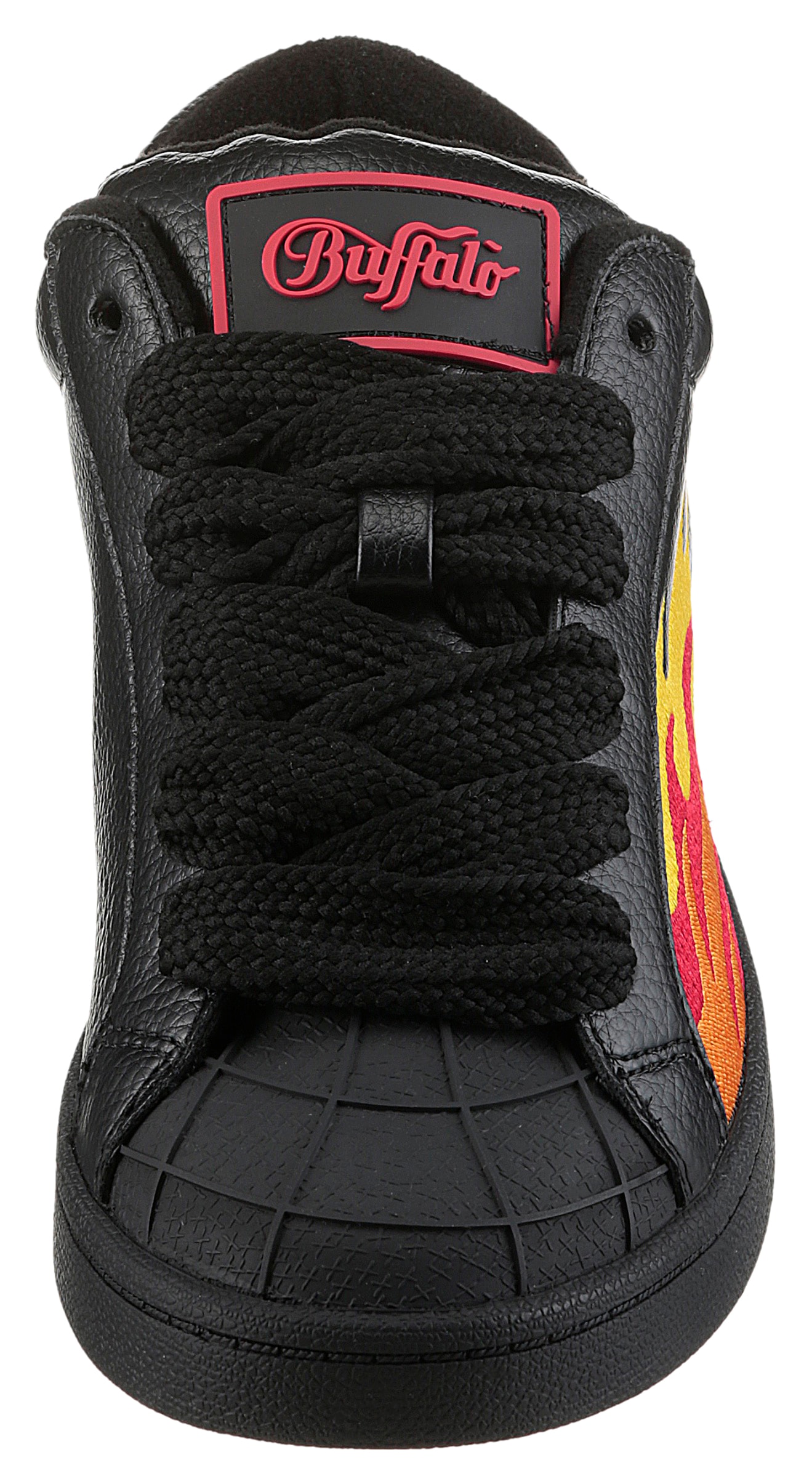 Buffalo Sneaker »LIBERTY«  , Freizeitschuh, Schnürschuh, Halbschuh mit trendigem Flammenmotiv