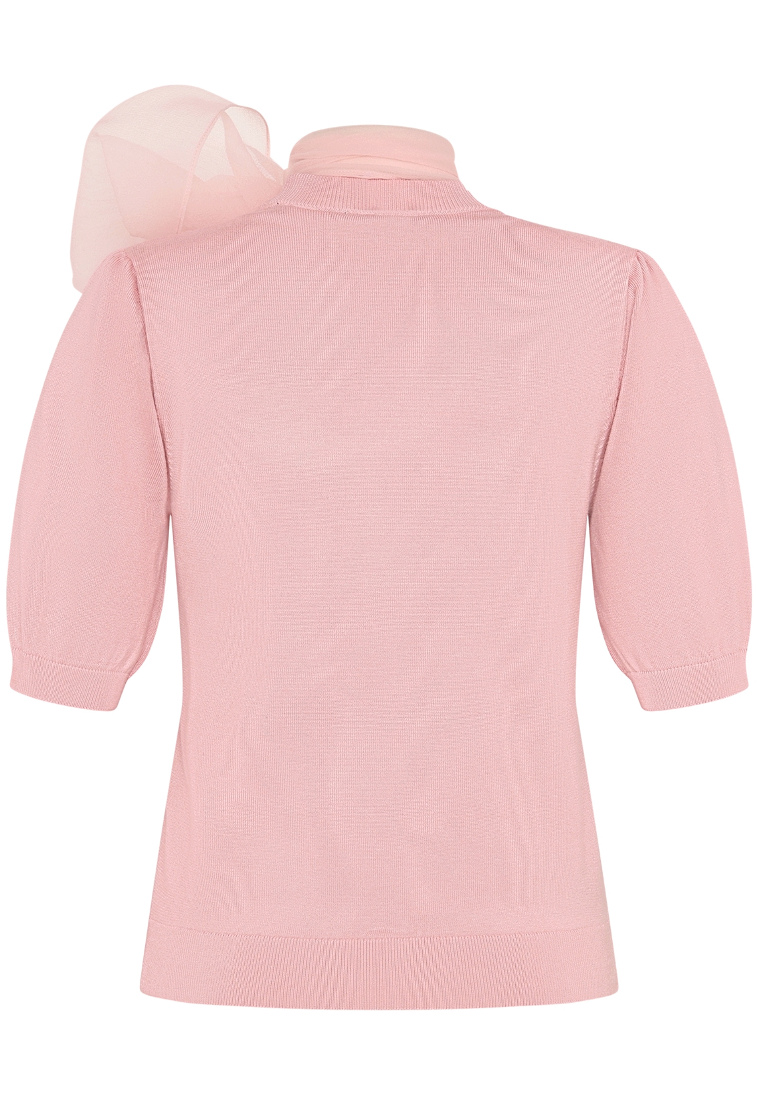 Zero Rundhalspullover »Pullover mit Schleife«