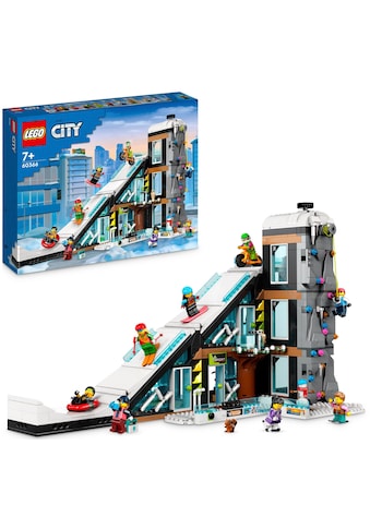 Konstruktionsspielsteine »Wintersportpark (60366), LEGO® City«, (1045 St.)