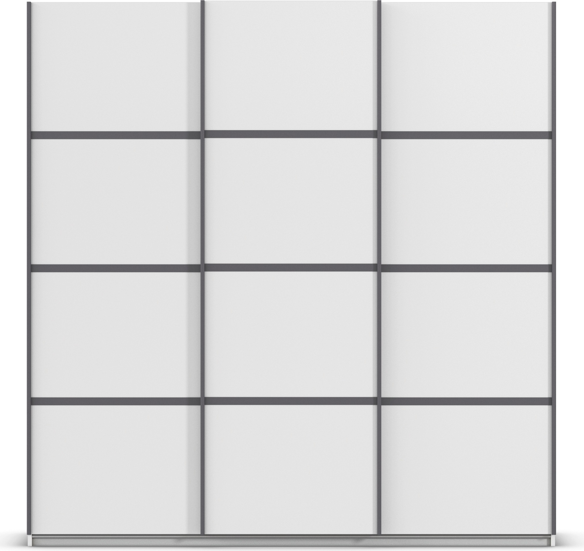 rauch Kleiderschrank »Schwebetürenschrank OTTO´s Choice Garderobe Schrank TOP ANGEBOT Avola« in 3 verschiedenen Ausstattungen BASIC/CLASSIC/PREMIUM,  mit eleganten Zierleisten in Chrom, Schwarz oder Weiß MADE IN GERMANY