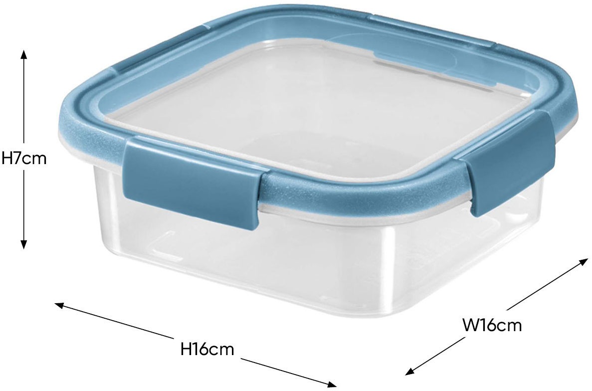 Curver Frischhaltedose »SMART FRESH ECO«, (4 tlg.), 100% Recyclingmaterial, 0,9L; 1L; 1,1L; 1,2L
