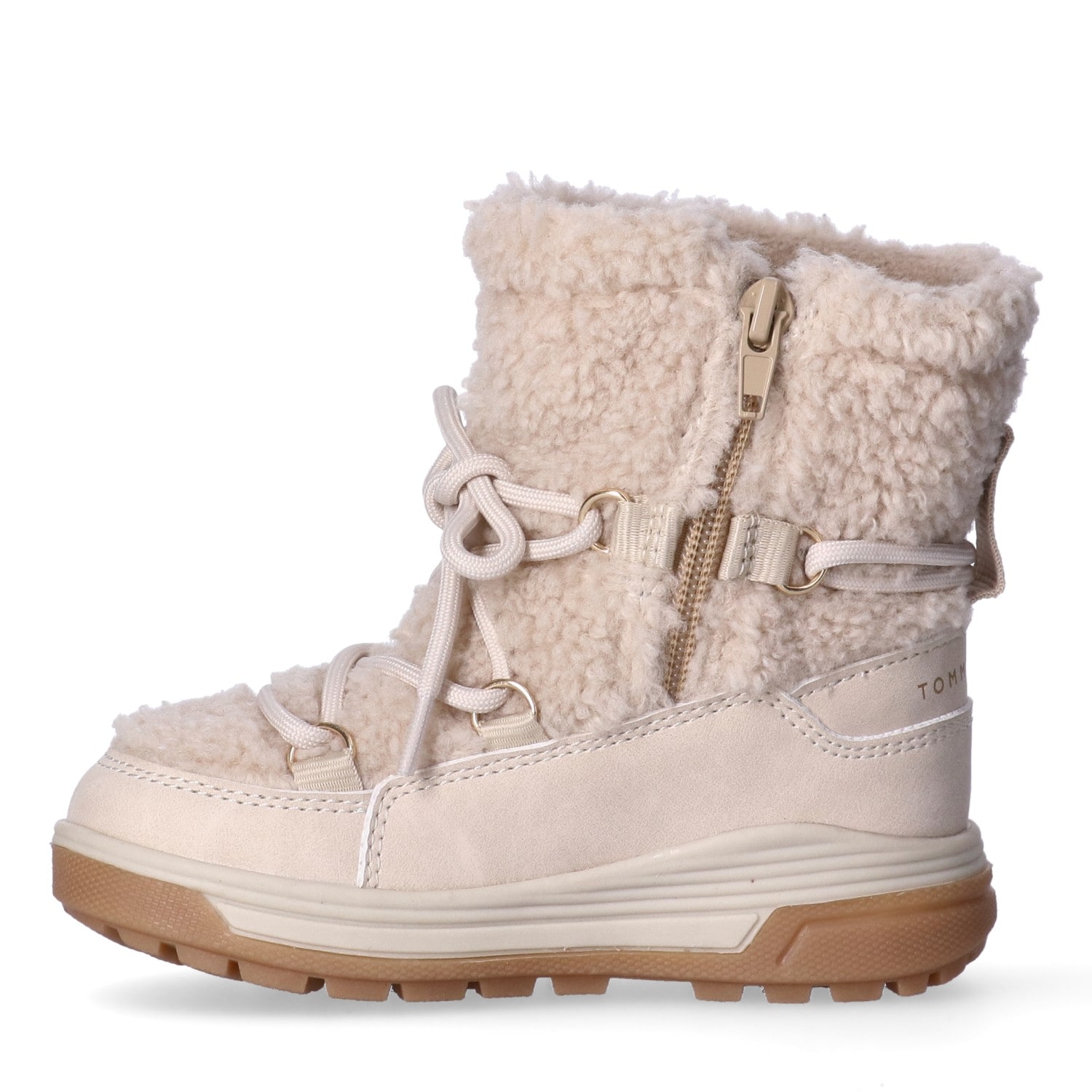 Tommy Hilfiger Winterboots  Stiefelette, im coolen Moonboots Design, aufgesetzte Schnürung