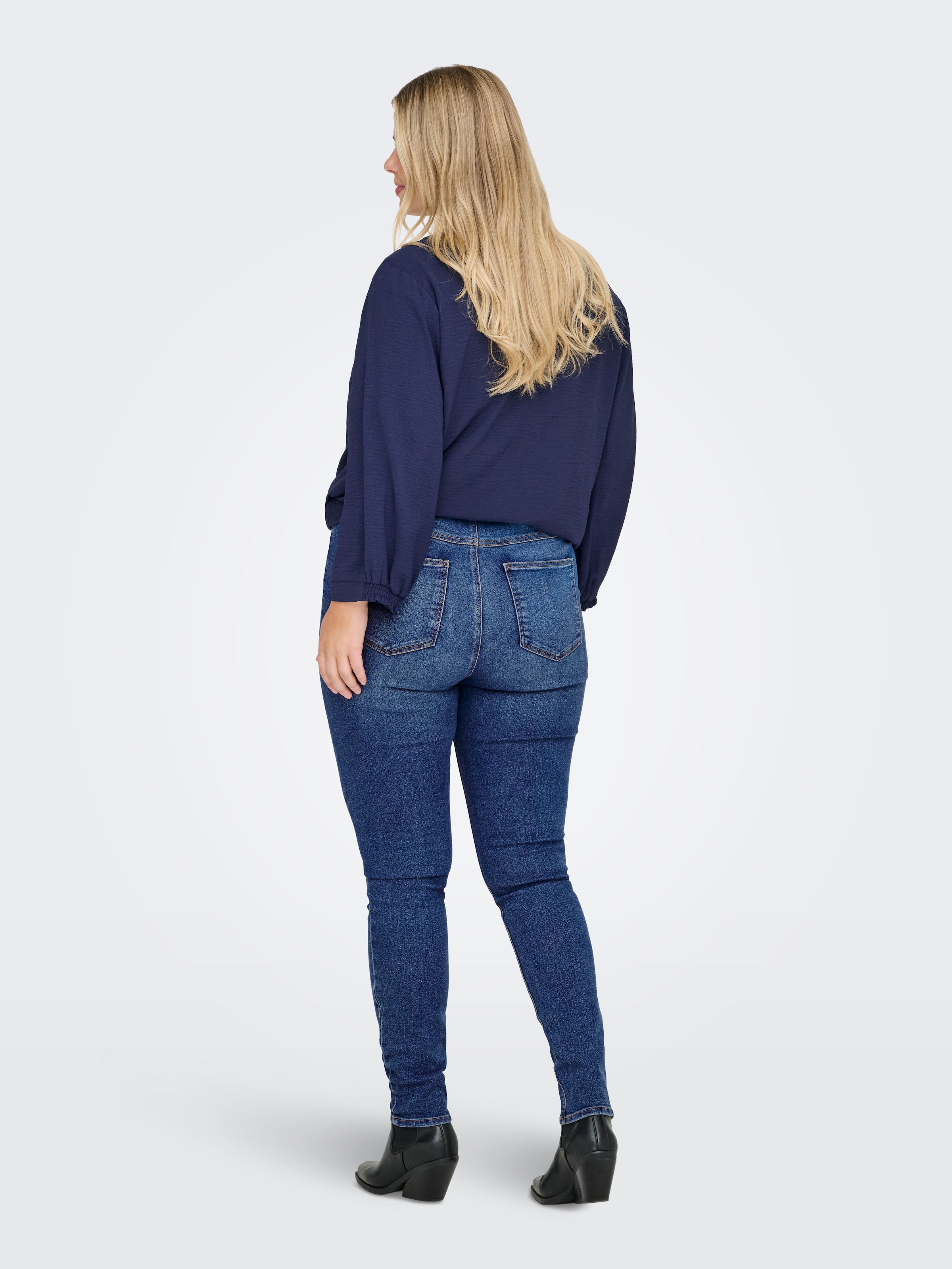 ONLY CARMAKOMA Skinny-fit-Jeans »CARCRUZ EX HW SKINNY DNM PIMBOX BF«