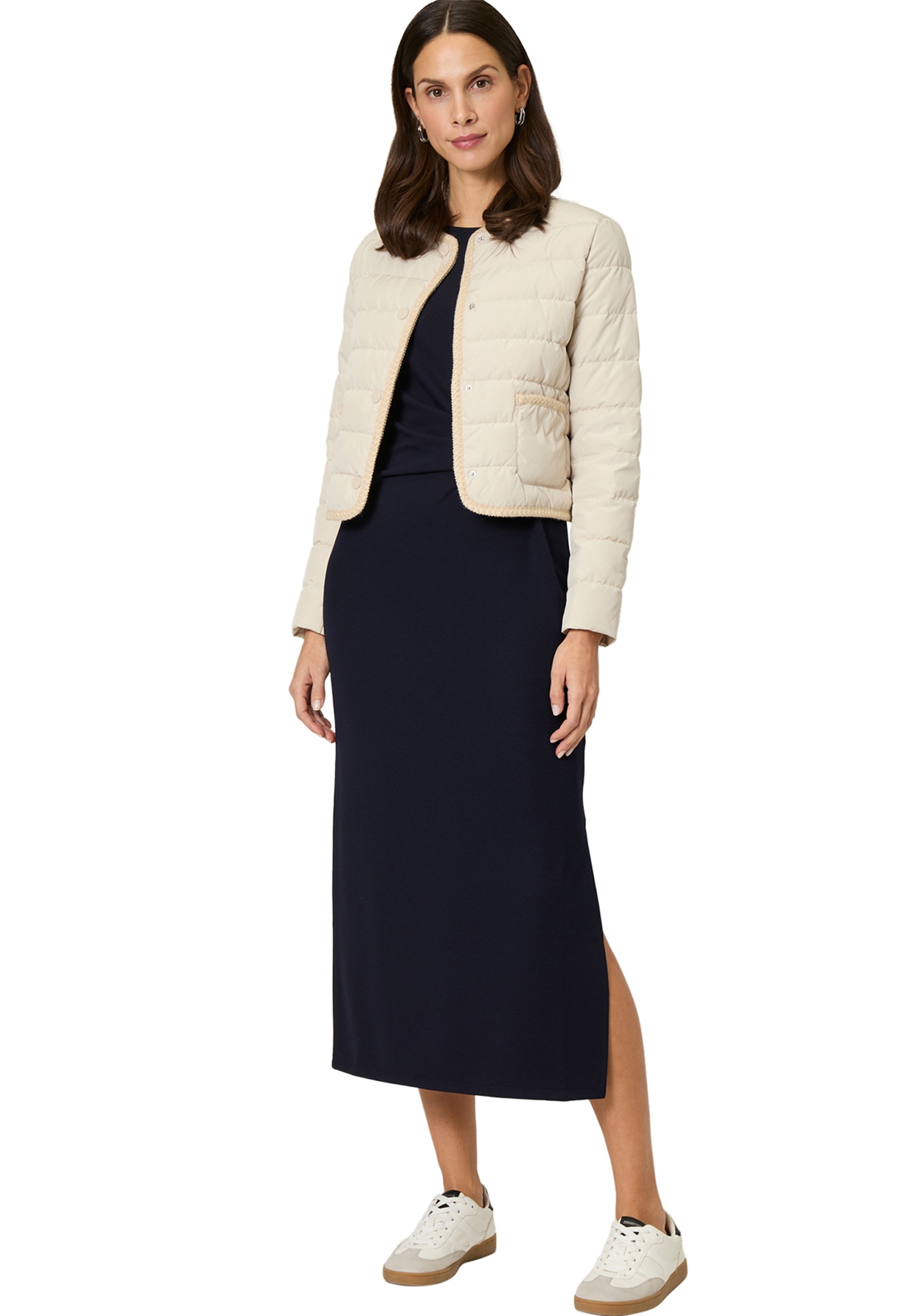 Zero Jerseykleid »Jerseykleid mit Raffung«