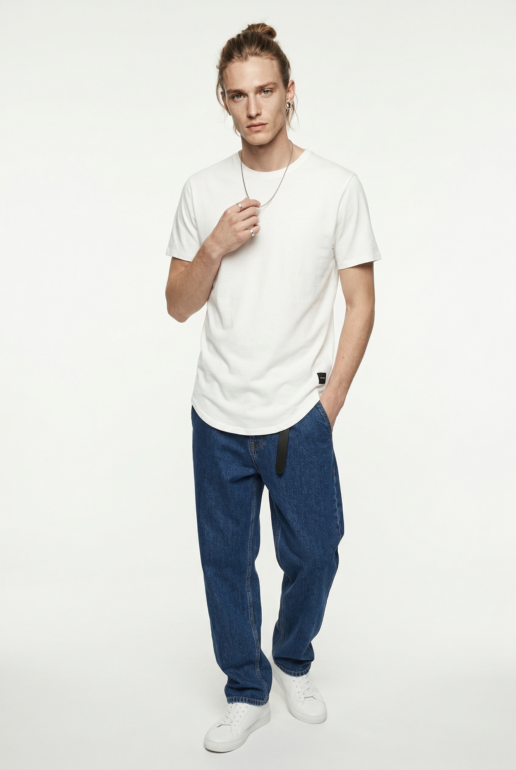 ONLY & SONS Rundhalsshirt »ONSMATT LONGY SS TEE 3-PACK« Packung, 3 Stk. Baumwolle, lang geschnitten