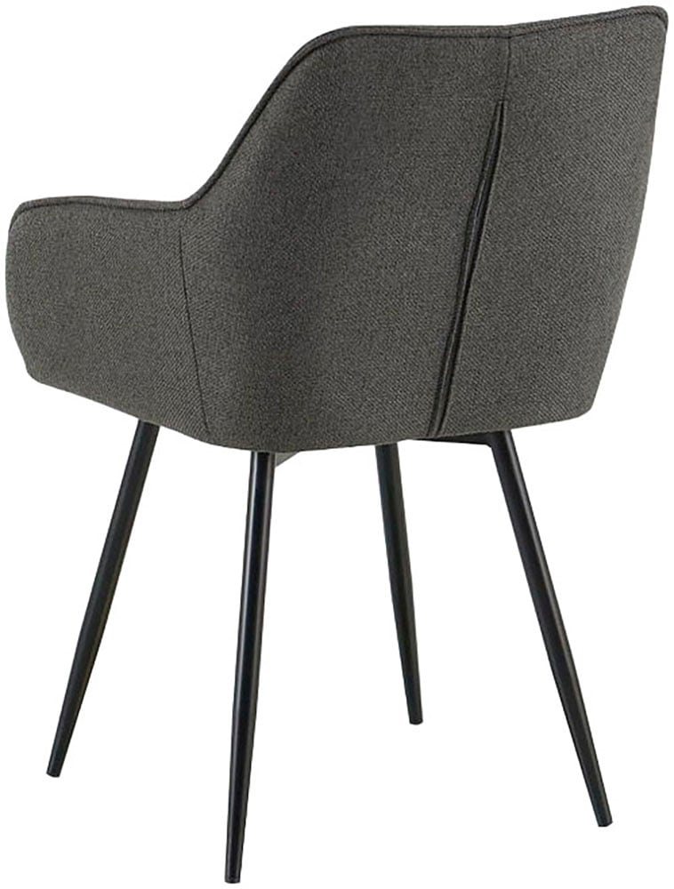 OTTO home Esszimmerstuhl »Azura, 2er-Set« (Set) 2 Stk.Moderner Armlehnstuhl mit 360 Grad drehbarer Sitzschale in Webstoff