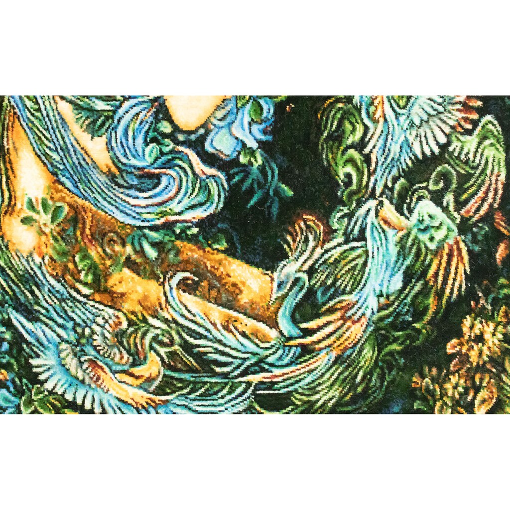 morgenland Wandteppich »Bild-Teppich Figurativ 128 x 82 cm«, rechteckig, Unikat mit Zertifikat