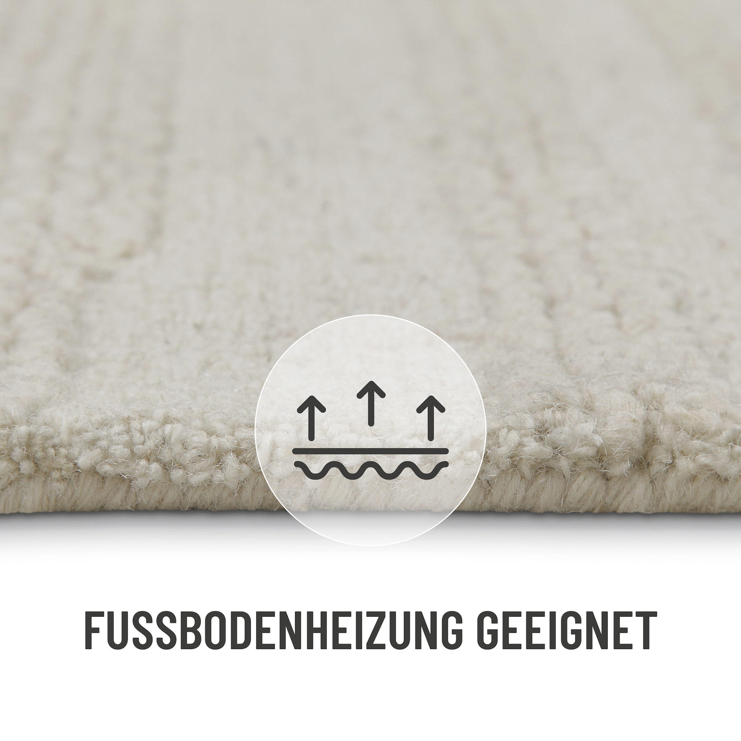 Wecon home Teppich »Hamptons TWENTYSEVEN«, rechteckig, 15 mm Höhe, Läufer, Kurzflor, Wohnzimmer, Schlafzimmer, elegant, robust, Linie