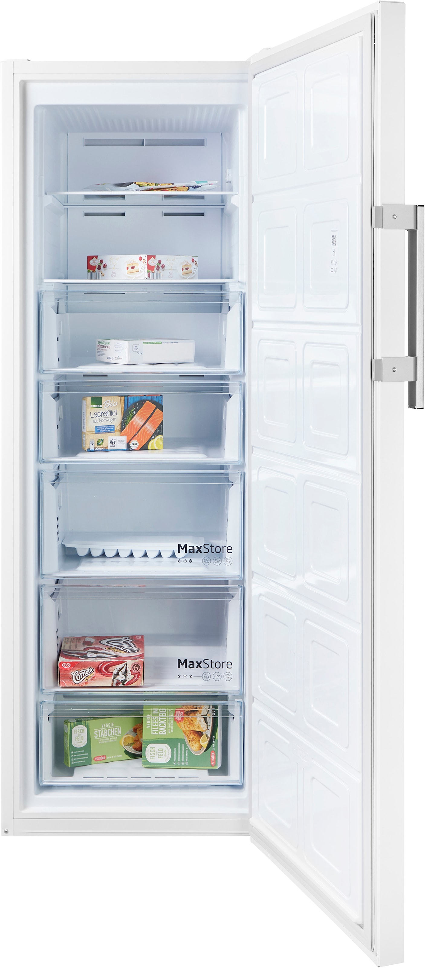 BEKO Gefrierschrank »B5RFNE295W« 170,5 cm hoch 59,7 cm breit Aufstellung bei -15 bis +43 °C dank FreezerGuard möglich.