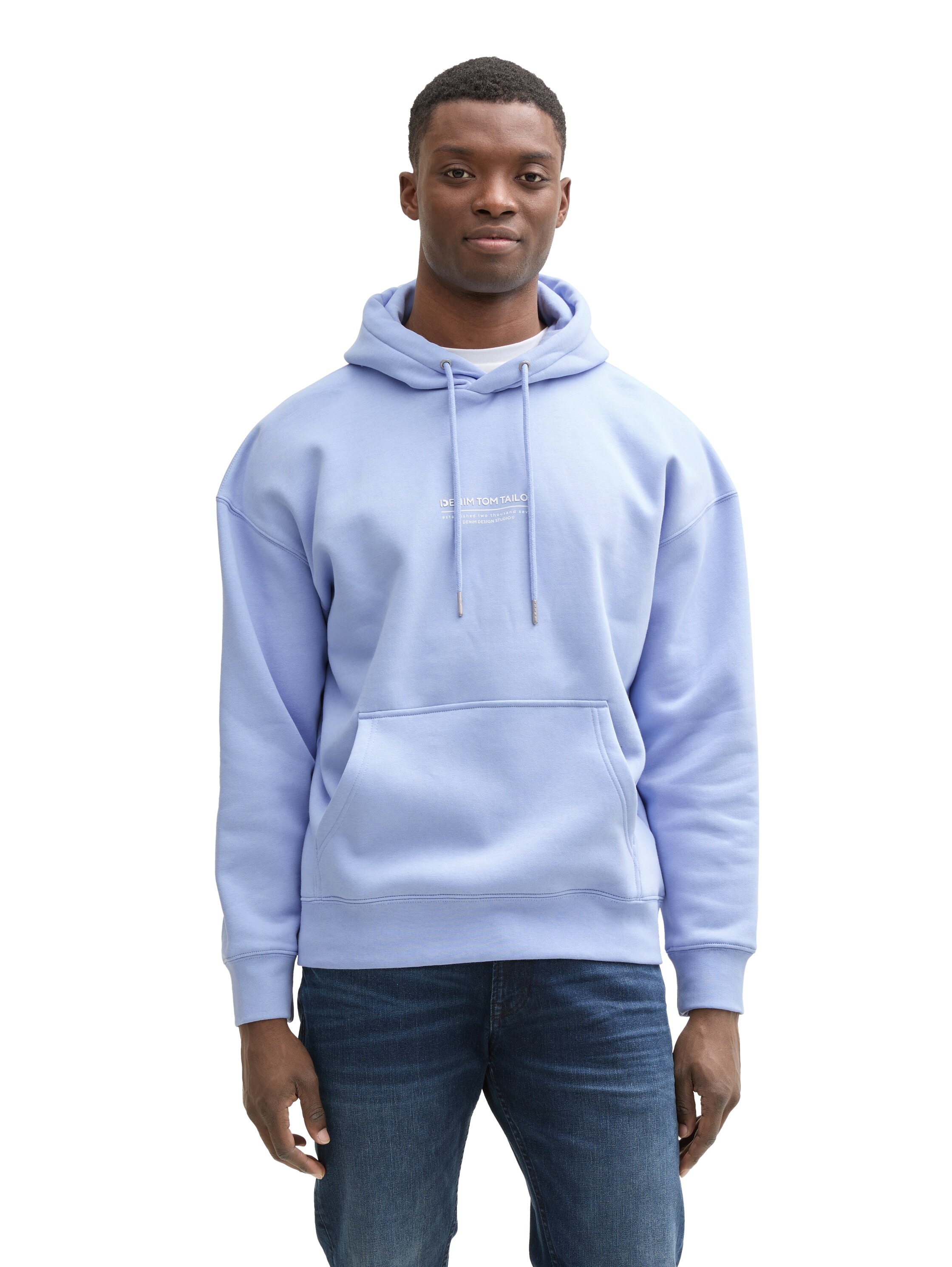TOM TAILOR Denim Hoodie, mit Logo Print