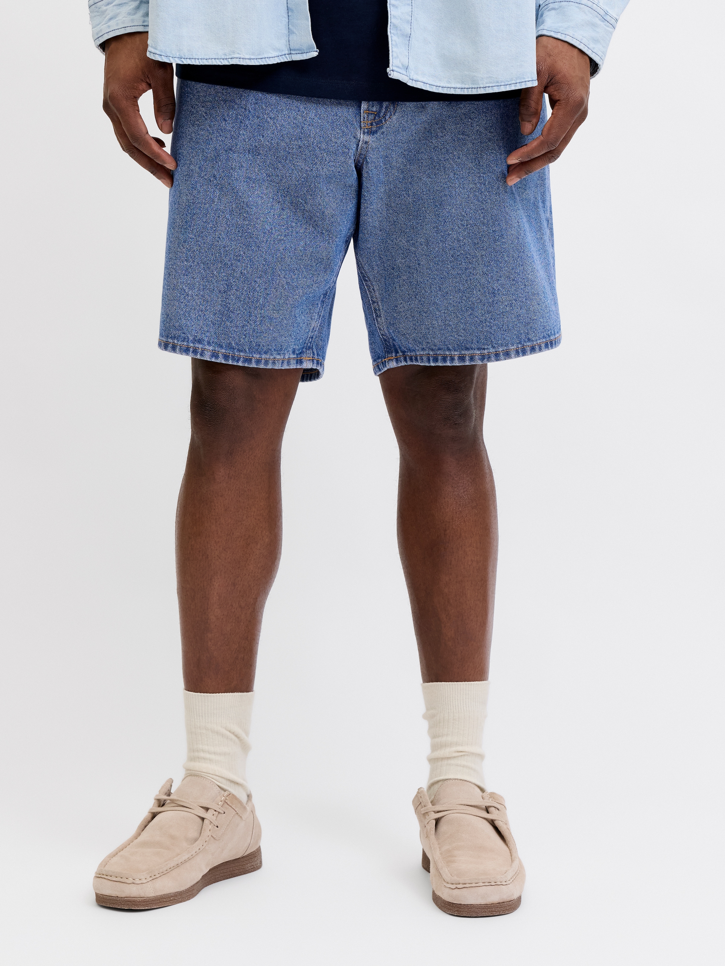 Jack & Jones PlusSize Jeansbermudas »JJITONY JJORIGINAL SHORT« Five-Pocket-Design, relaxed fit