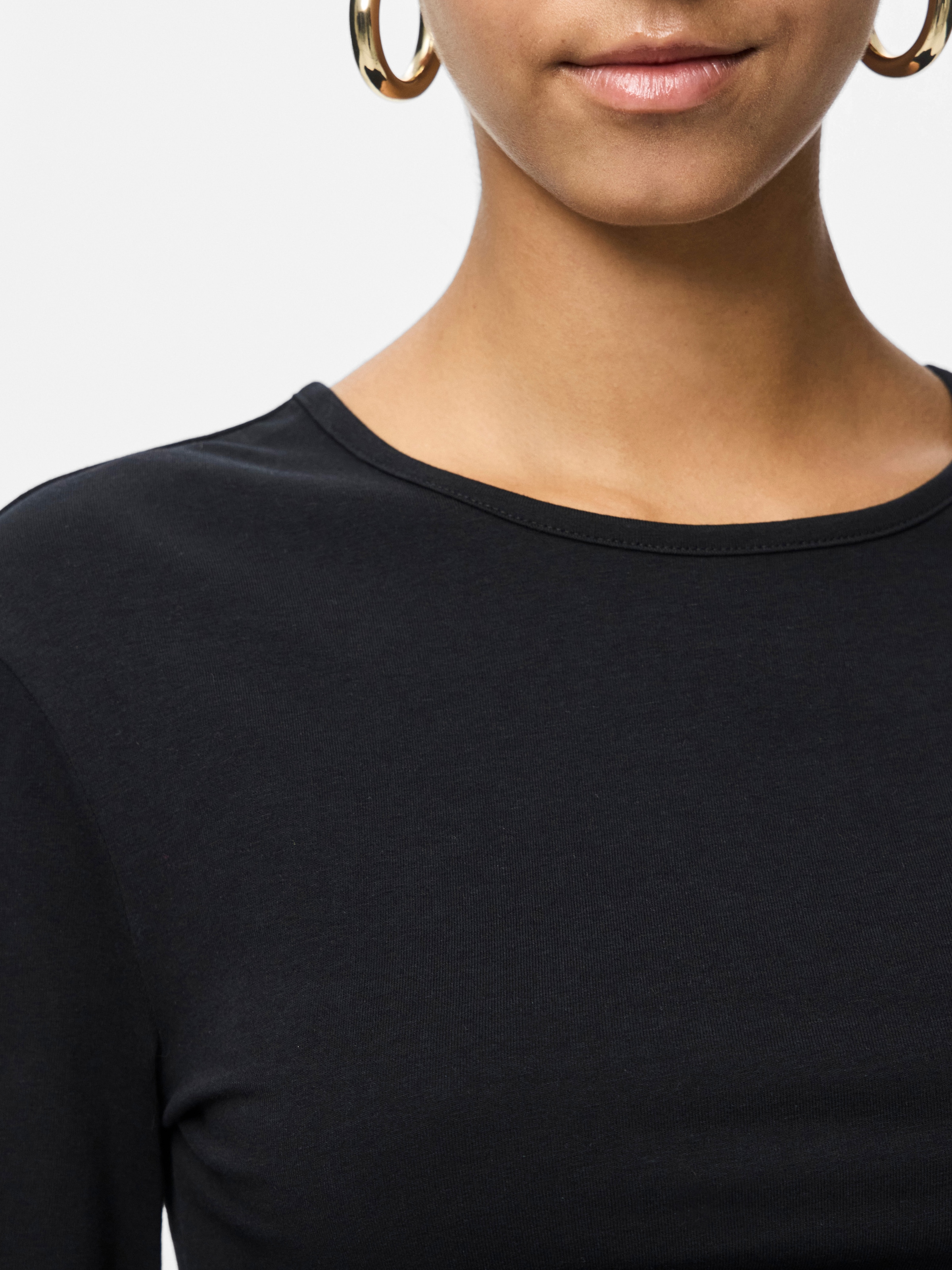 pieces Langarmshirt »PCAMELIA LS TOP 2-PACK JRS NOOS BC« 2er-Pack,  mit klassischen Farben