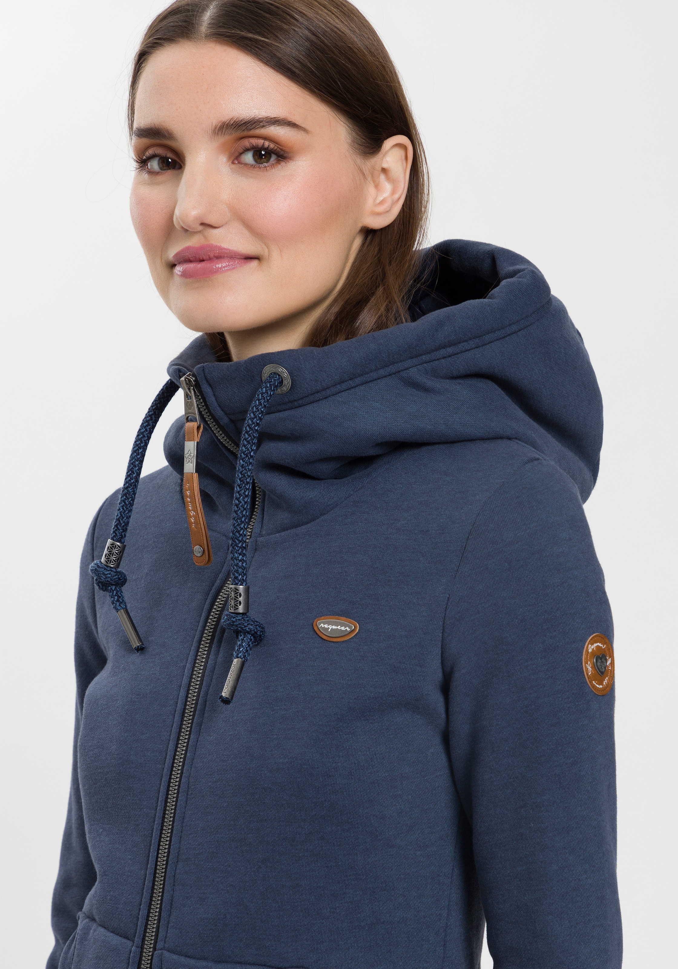 Ragwear Sweatjacke »NESKA ZIP O«, mit extra breiten Bündchen