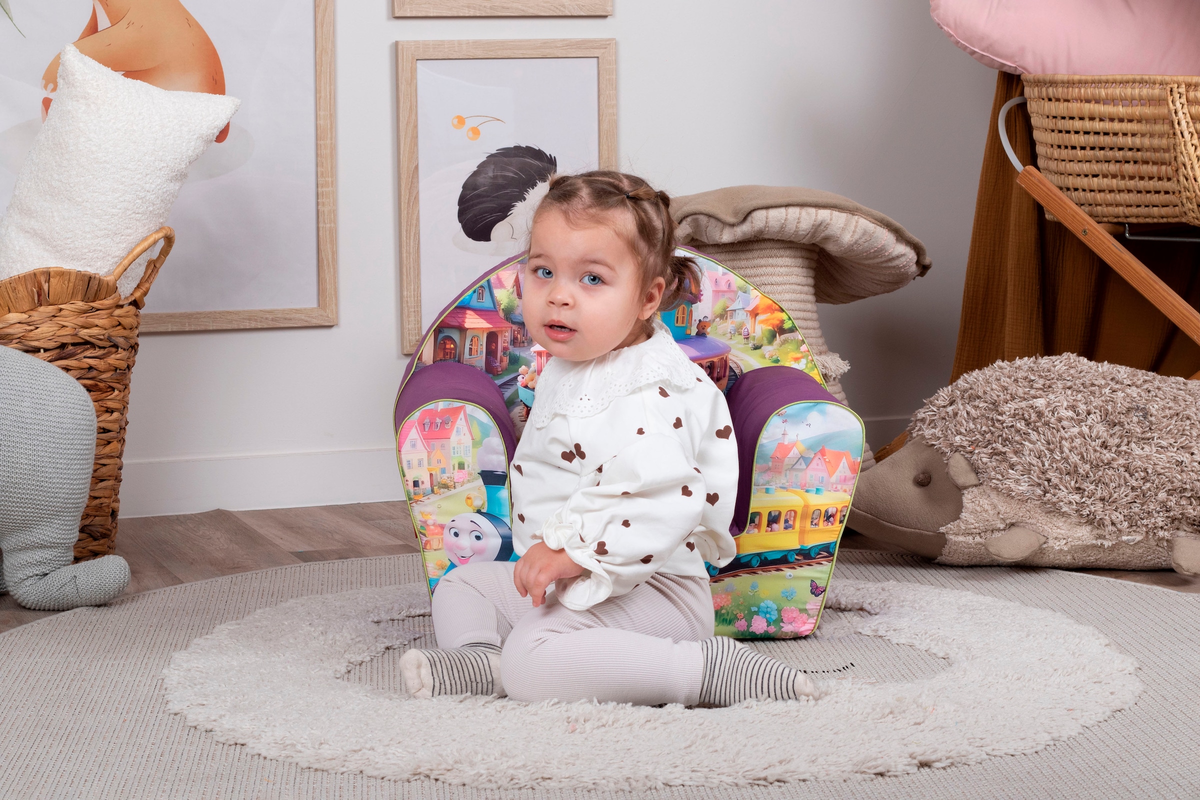 Knorrtoys® Sessel »Happy train«, für Kinder; Made in Europe