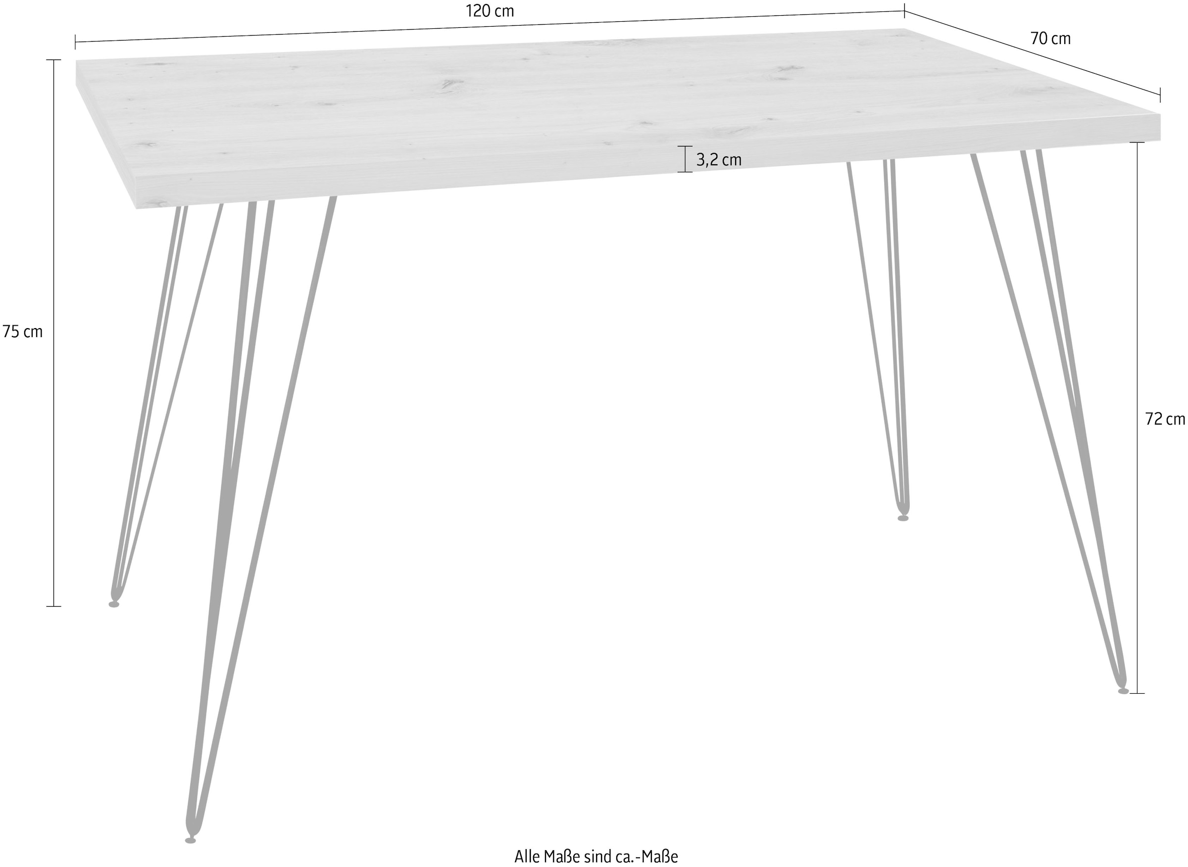 Mäusbacher Schreibtisch »Big System Office«, Breite 120 cm