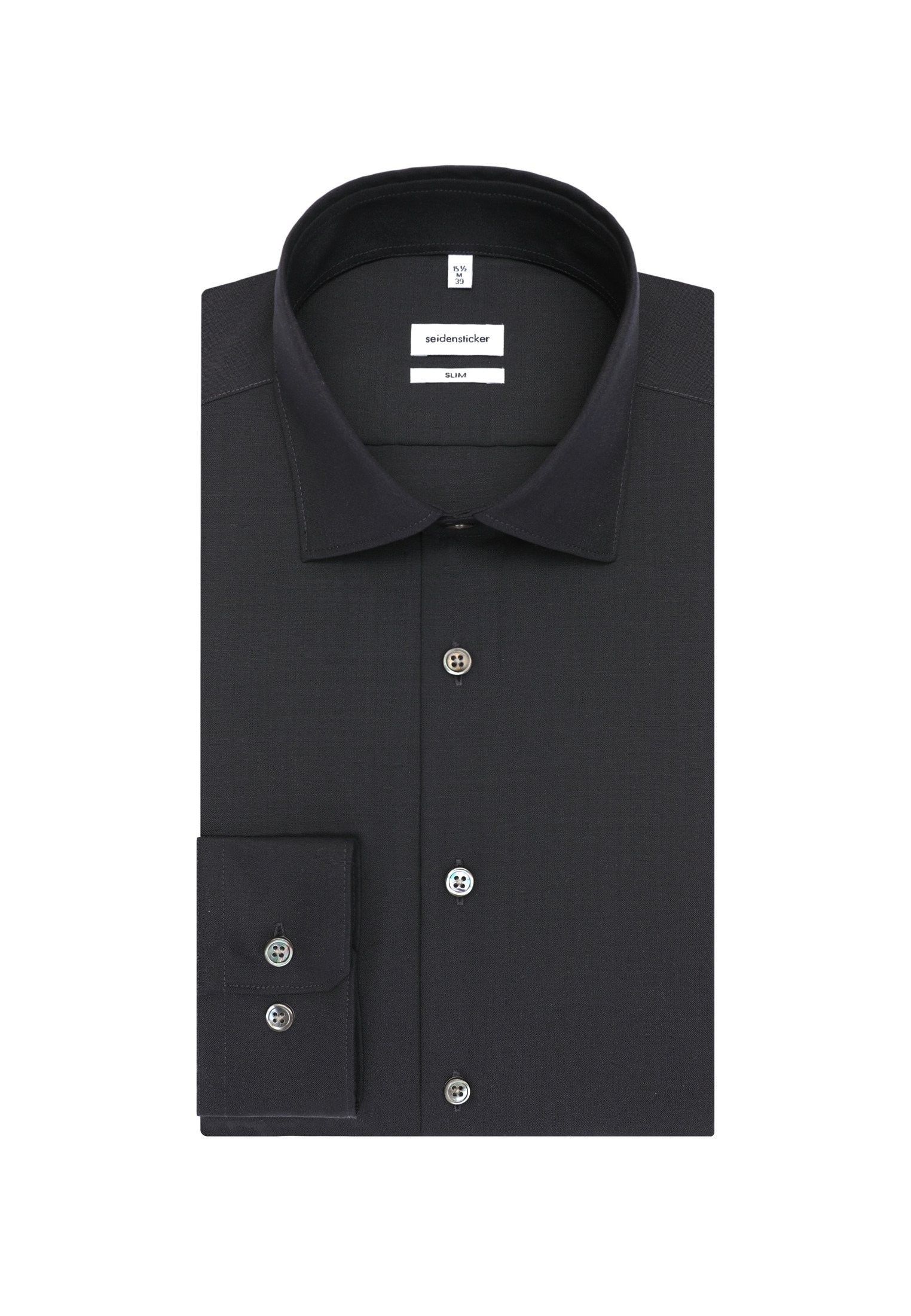 seidensticker Businesshemd »Schwarze Rose« Slim 1/1 Kentkragen Uni
