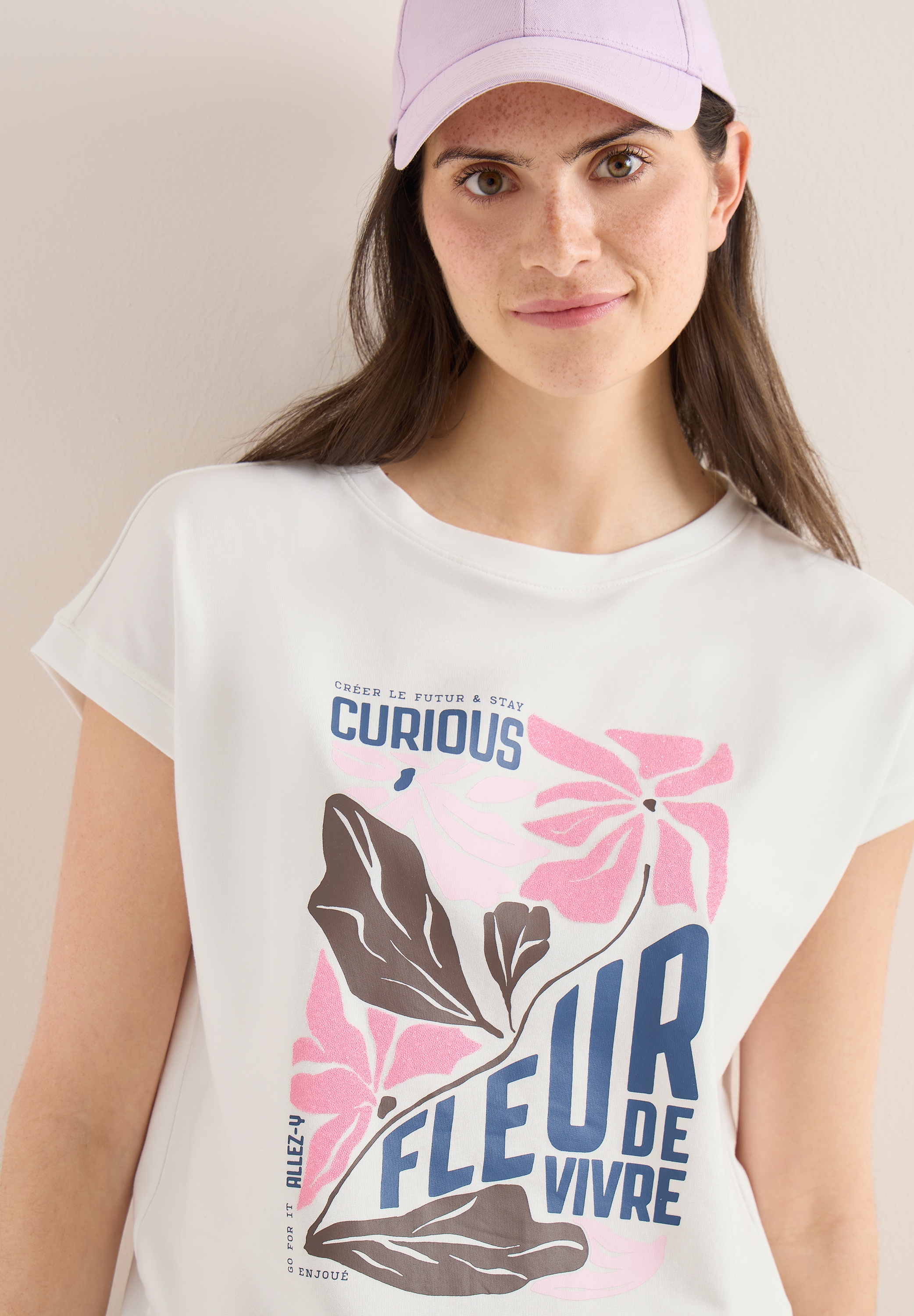 Cecil T-Shirt Sommershirt mit Frontprint