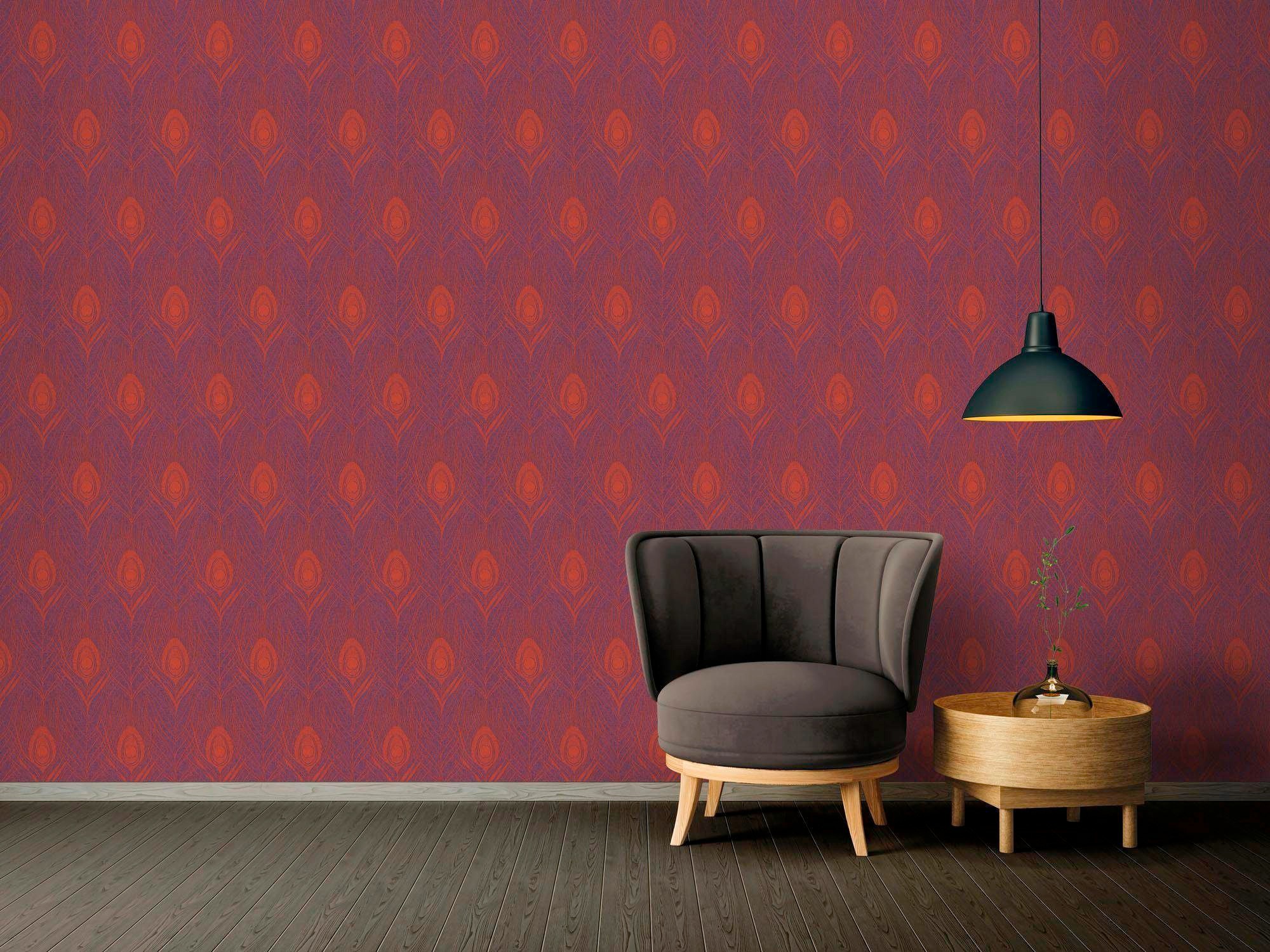 Architects Paper Vliestapete »Absolutely Chic« Motiv | abstrakt | naturalistisch glatt Designtapete Tapete Federn Tapeten Wohnzimmer Schlafzimmer Küche Optik