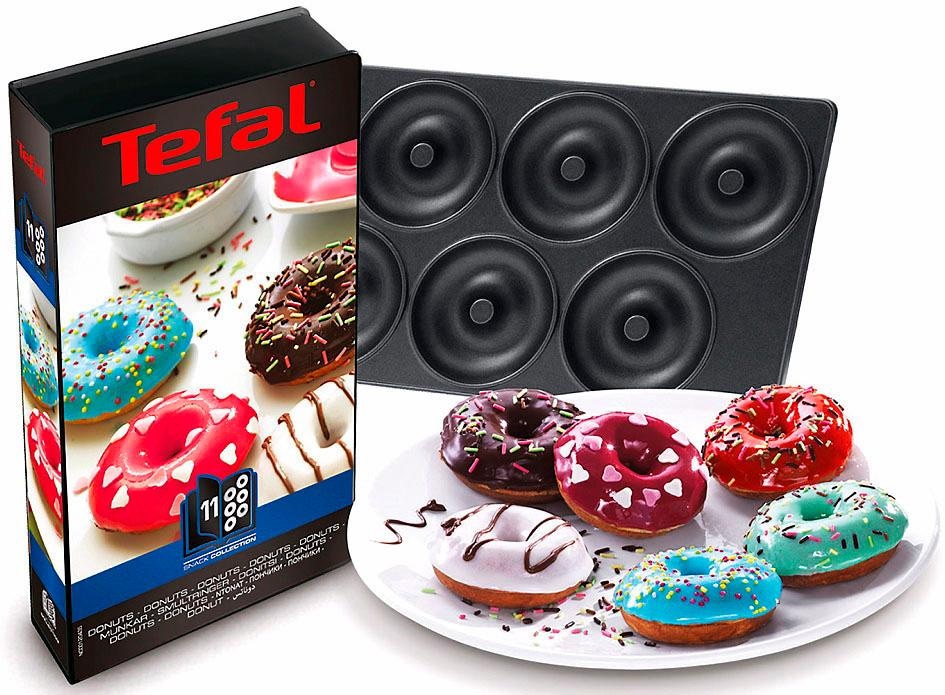 Donutplatten »XA8011«, Metall, passend für Tefal SW852D Snack Collection