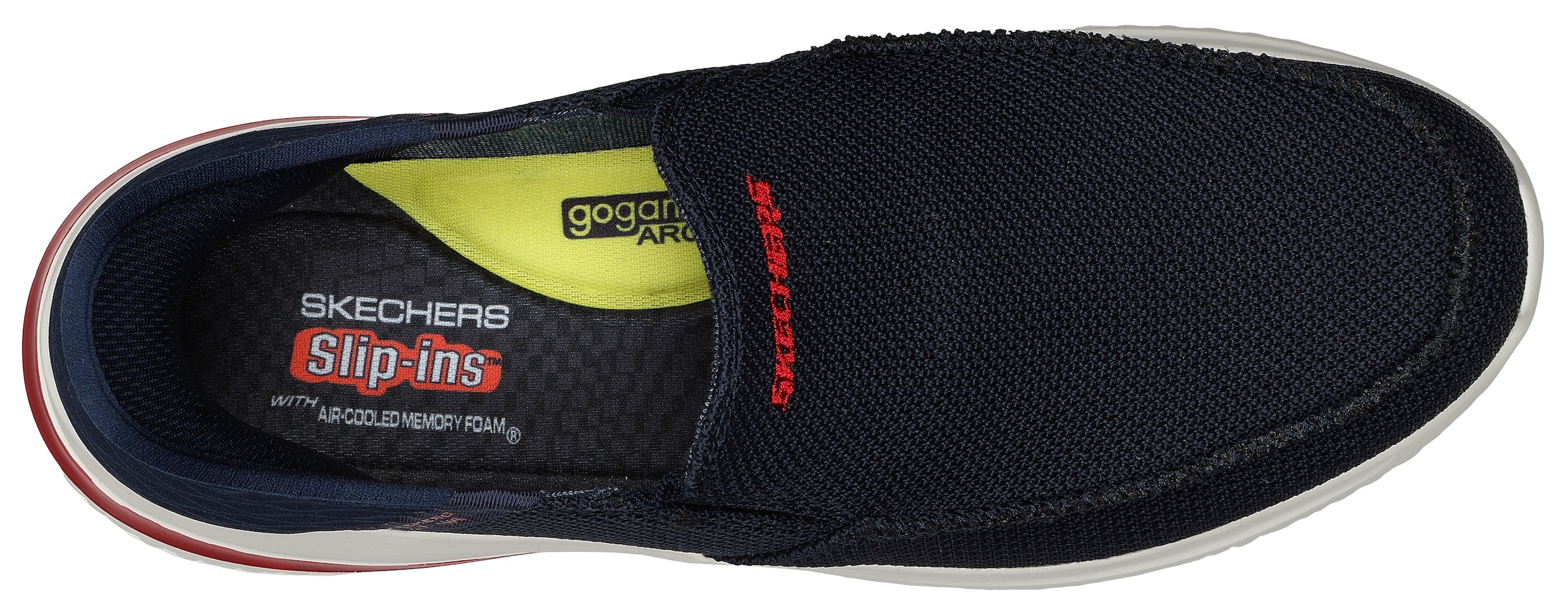 Skechers Slip-On Sneaker »DELSON 3.0-CABRINO«, Slipper mit Slip Ins-Funktion für einen leichten Einschlupf