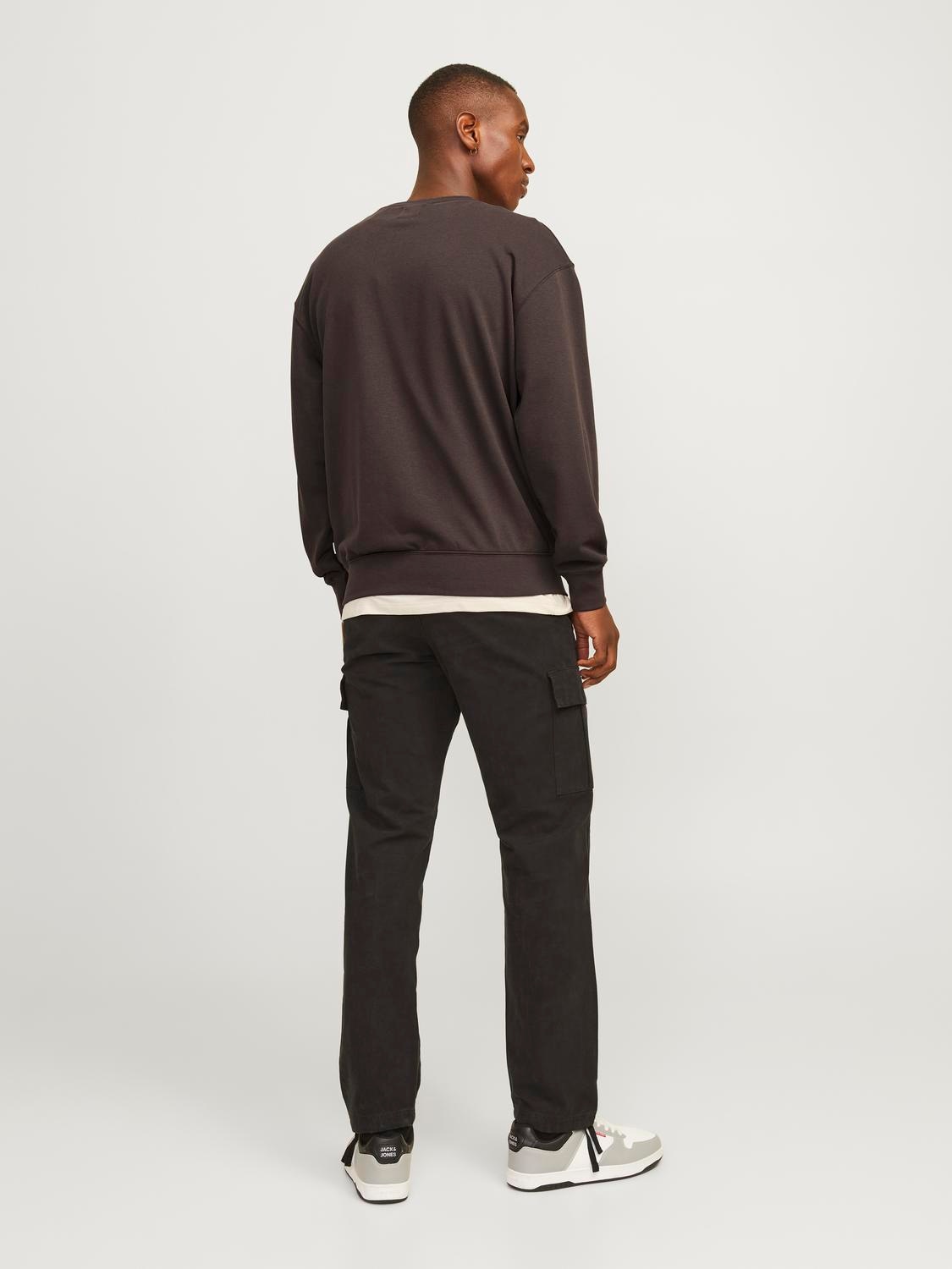 Jack & Jones Sweatshirt »JJECHARGE SWEAT CREW NECK NOOS«, mit Rippbündchen