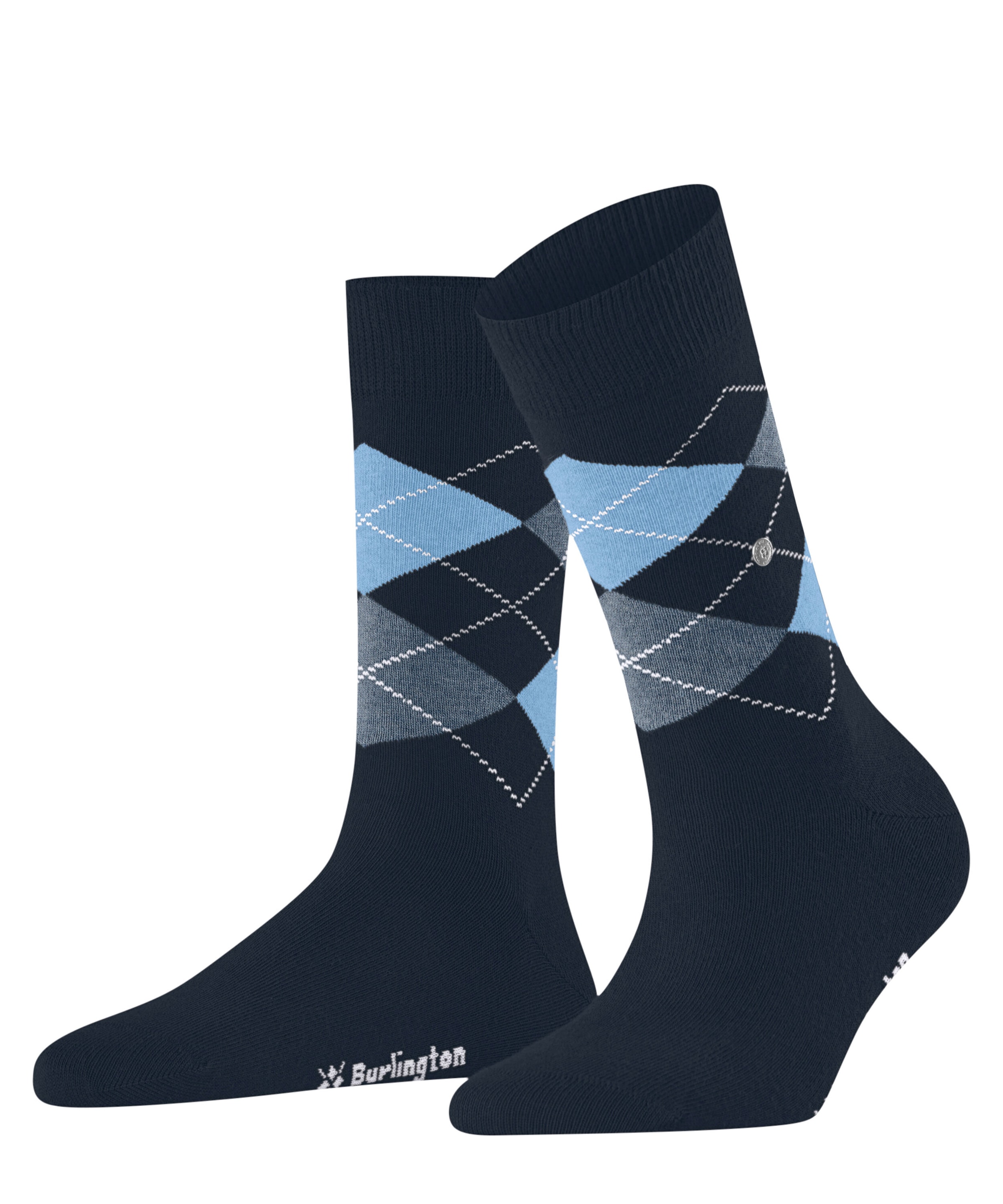 Burlington Socken »Basic Gift Box« 2 Paar,  Gift-Box, Argyle-Design, Burlington-Clip, Einheitsgröße 36-41