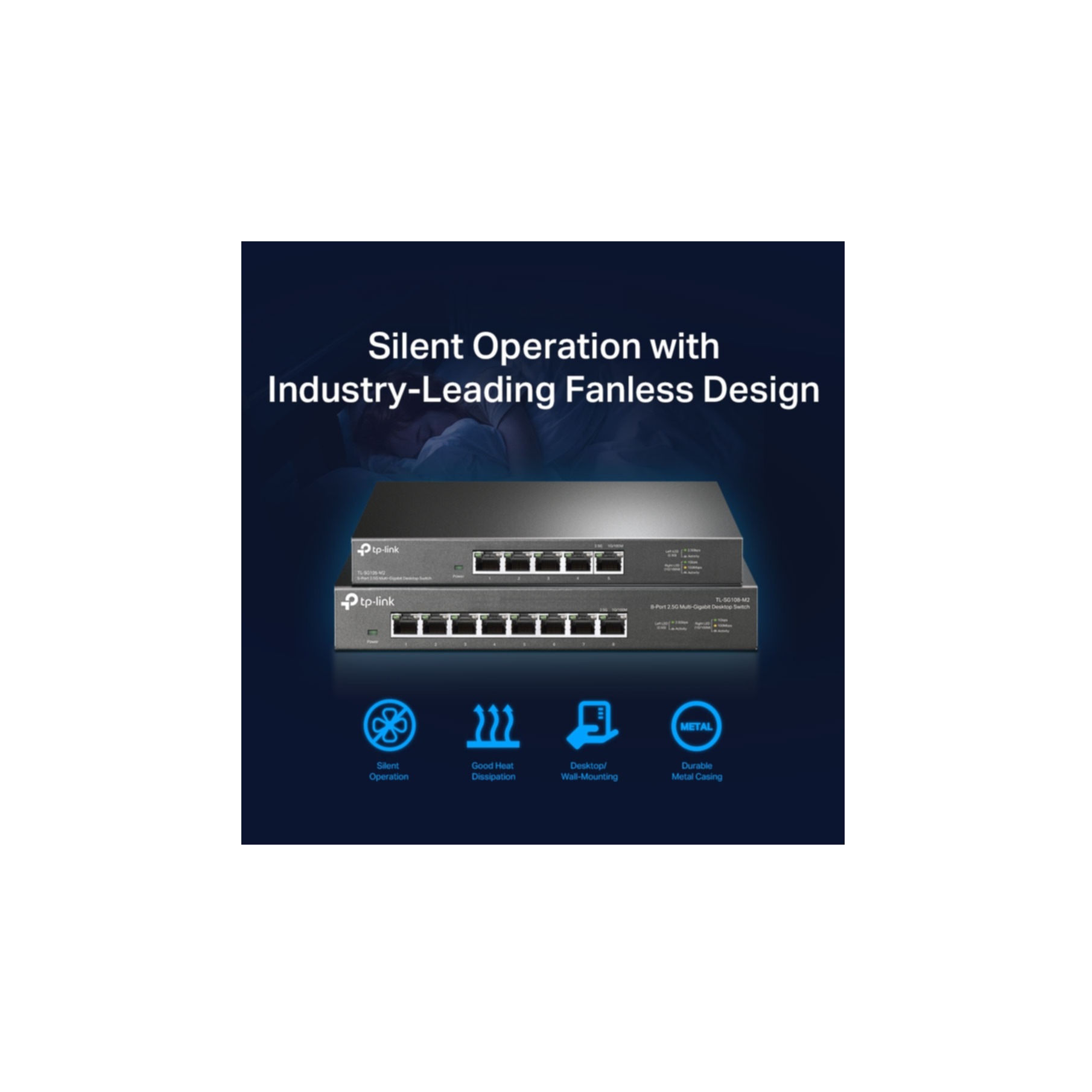 TP-Link Netzwerk-Switch »5-Port 2.5G Desktop Switch«