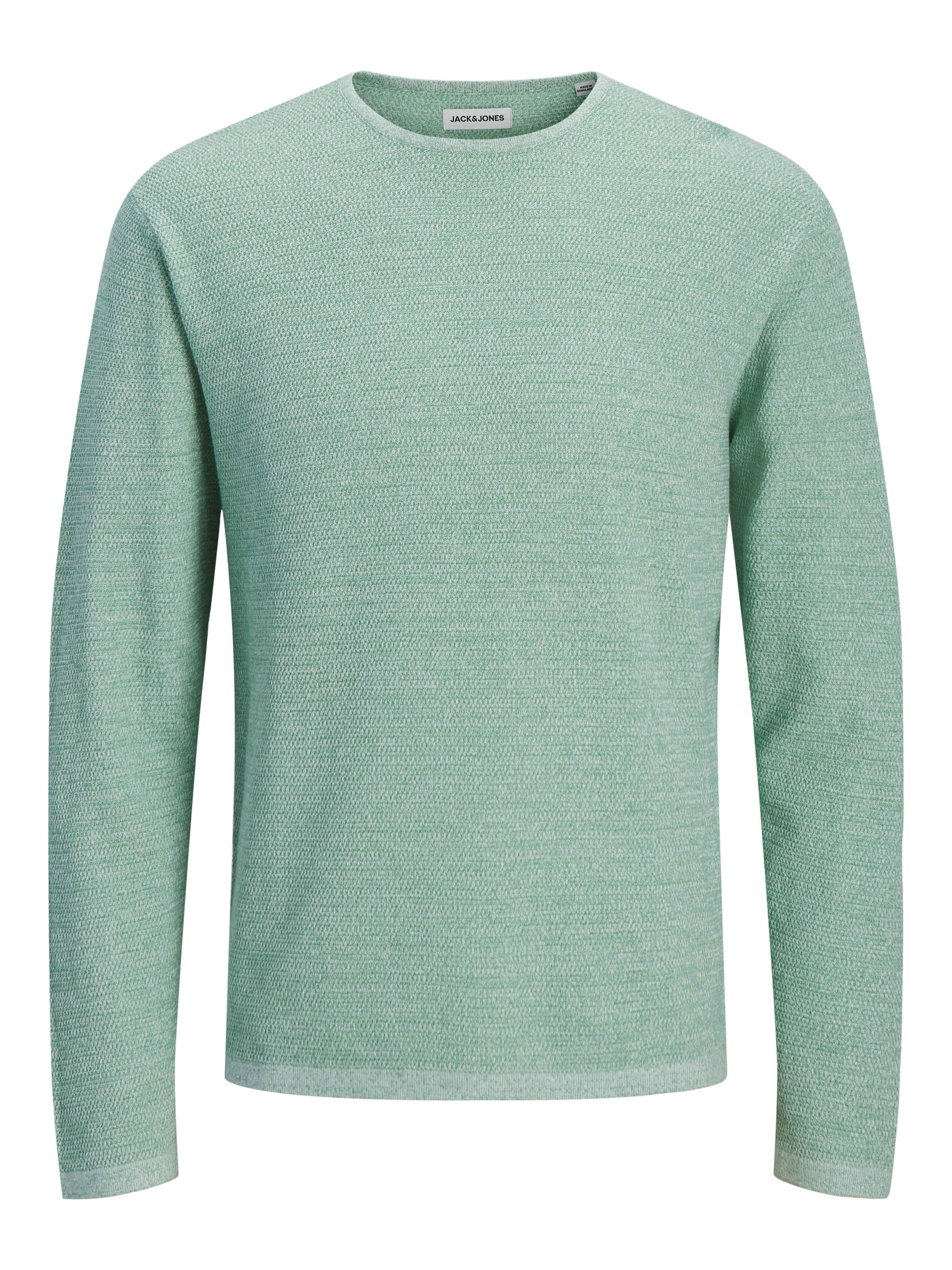 Jack & Jones Rundhalspullover »JJEGEORGE KNIT CREW NECK NOOS« mit Strick Optik