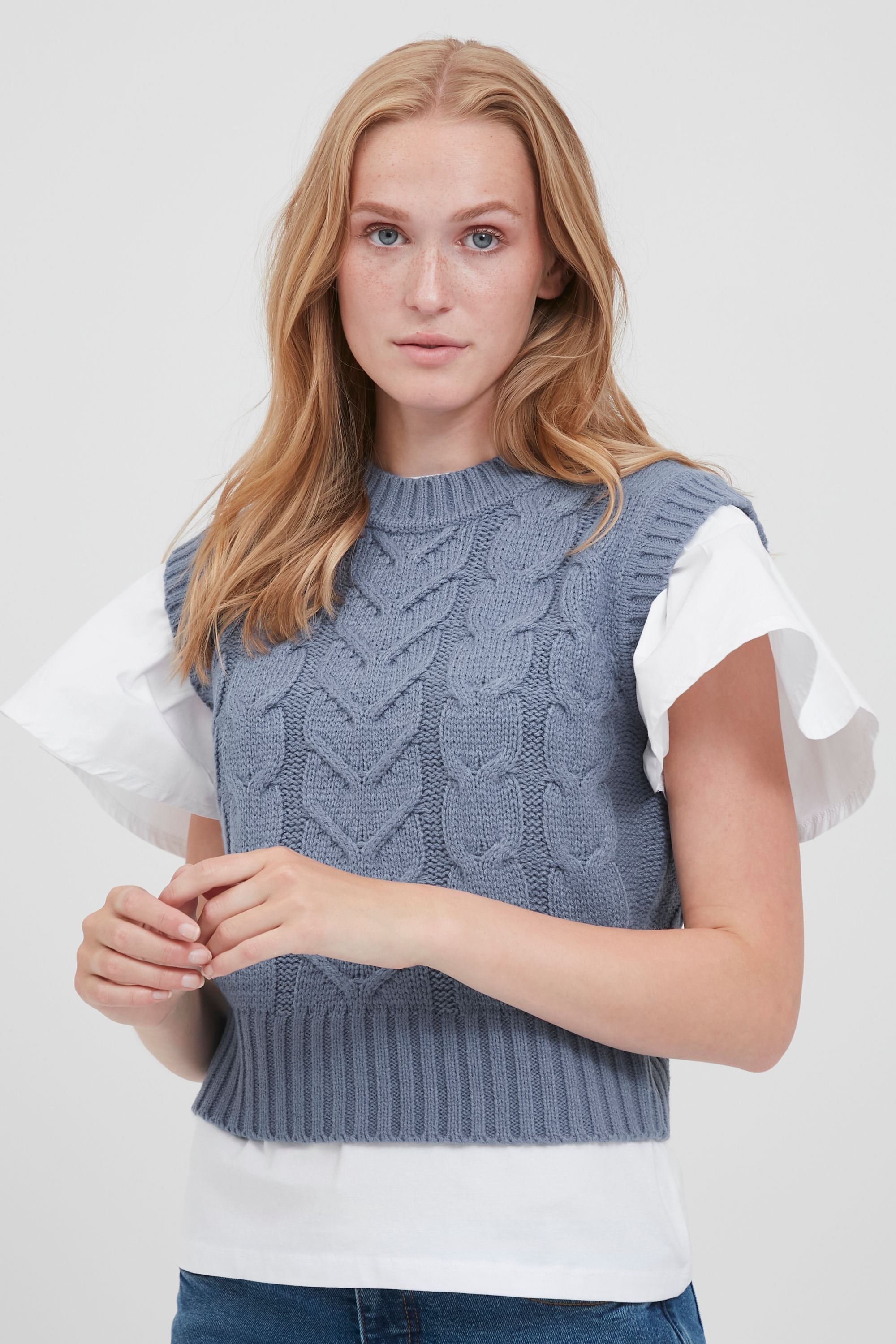 b.young Strickjacke »Pullunder BYOtinka«
