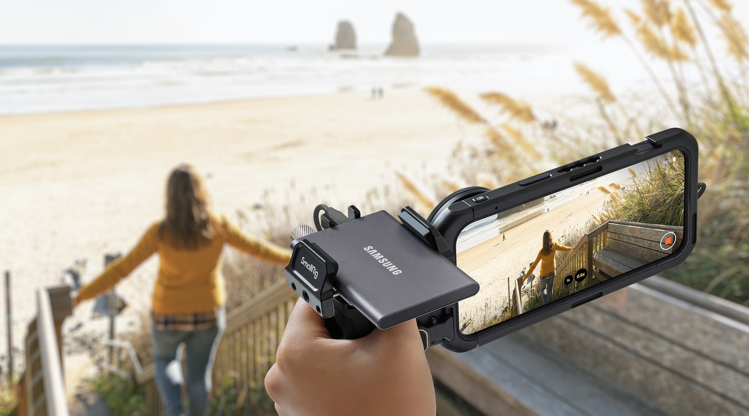 Samsung SSD-Festplatte »Portable SSD T7« 1 TB
