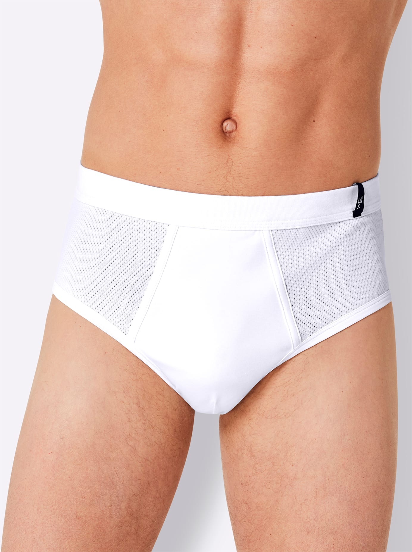 Wäschepur Herren Slip 3 Stk. tlg. in weiß, Größe 7