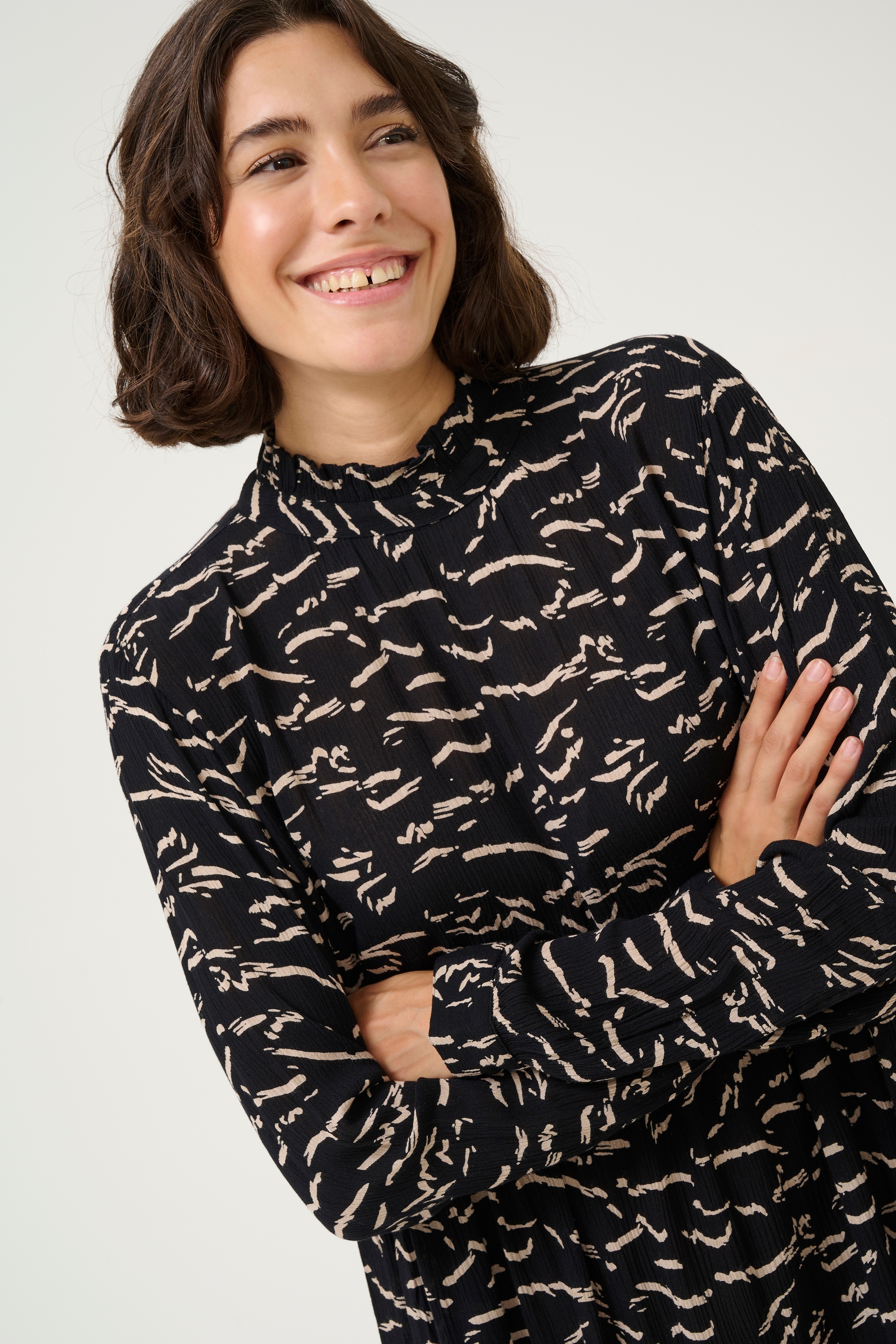KAFFE Midikleid »Kleid KAluna«