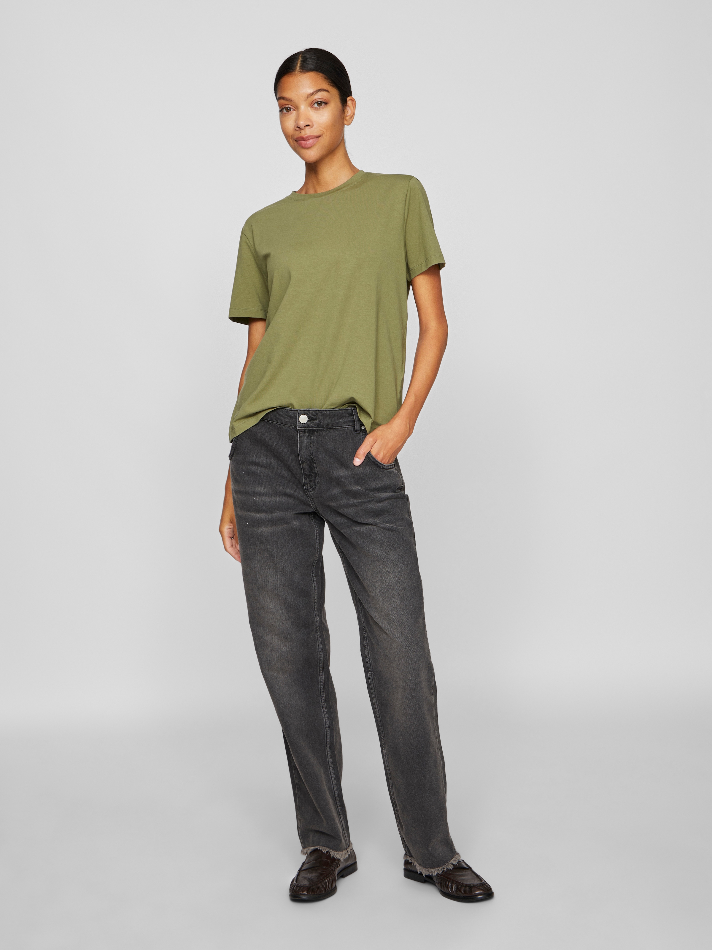 Vila Kurzarmshirt »VINORA S/S T-SHIRT - NOOS«