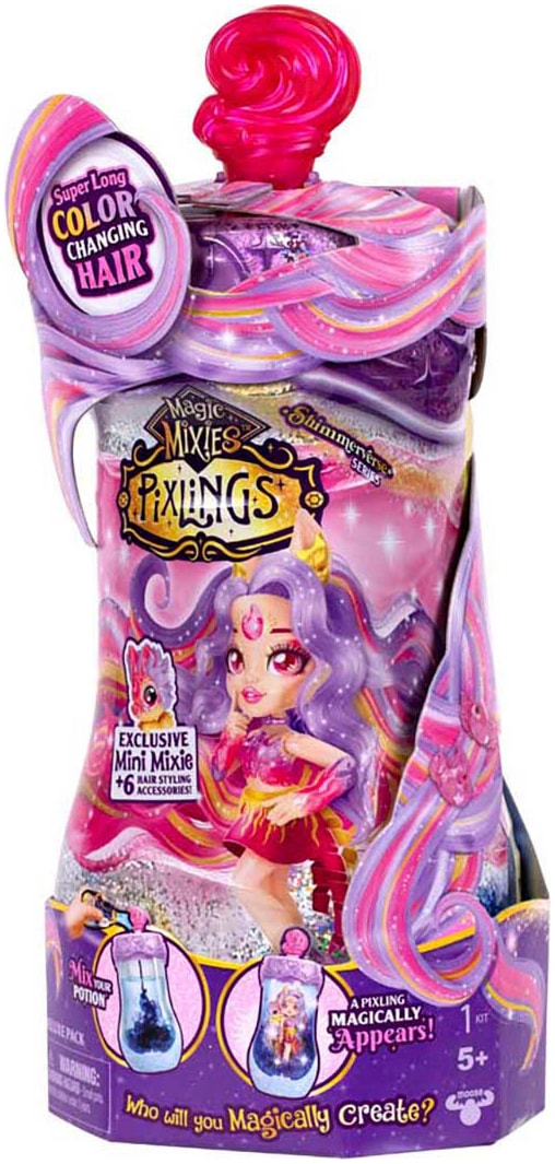 Moose Anziehpuppe »Magic Mixies Galaxy Hair Pixling - Fiery Firensai«