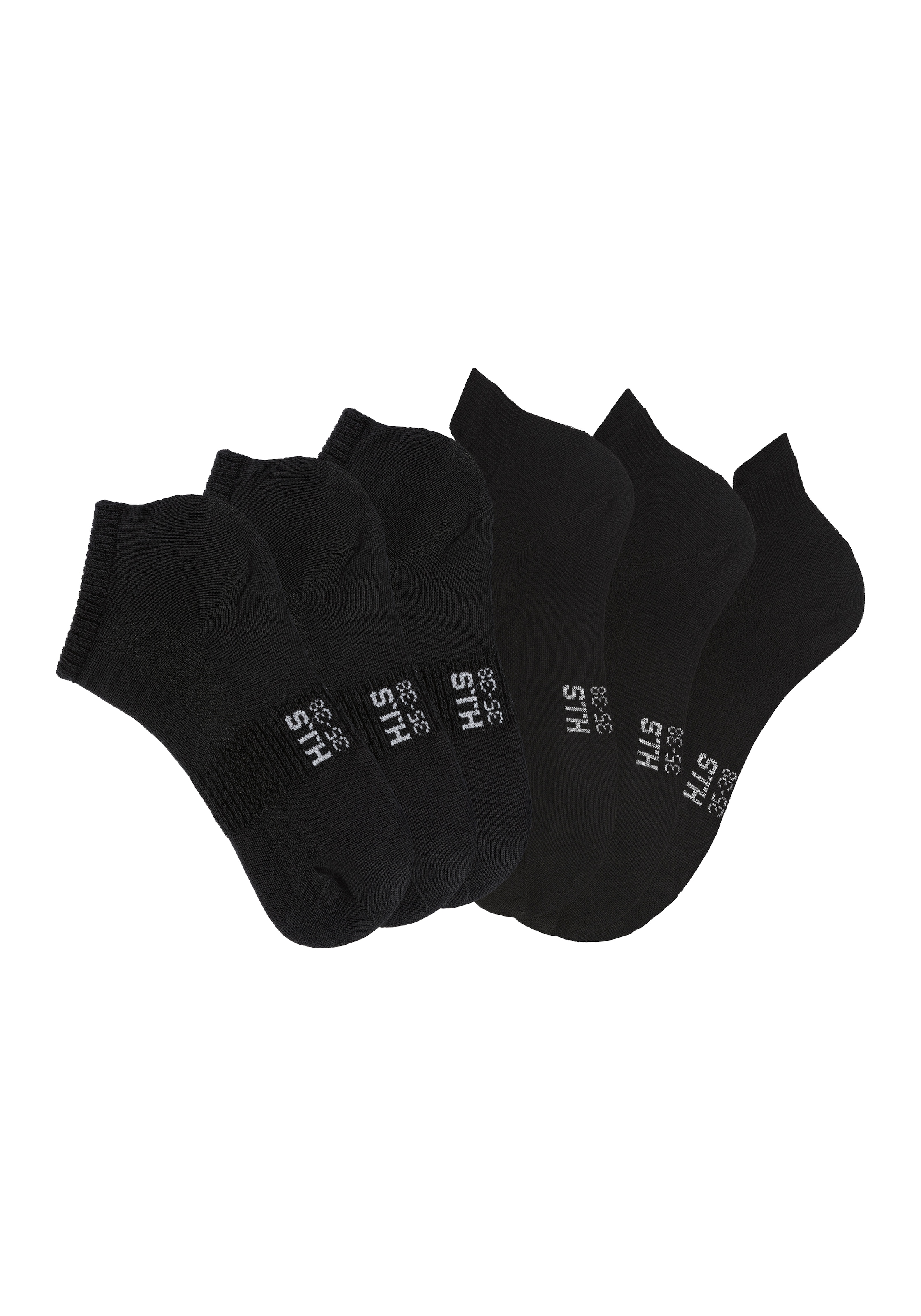 H.I.S Sportsocken, (Packung, 6 Paar), Kurzsocken und Sneakersocken in einem Pack
