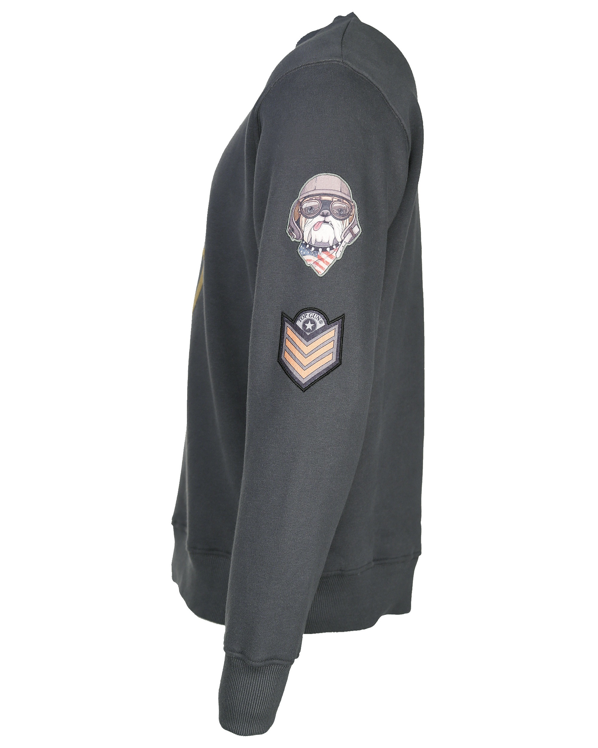 TOP GUN Fleecepullover »Sweater Target Disc TG20191028«